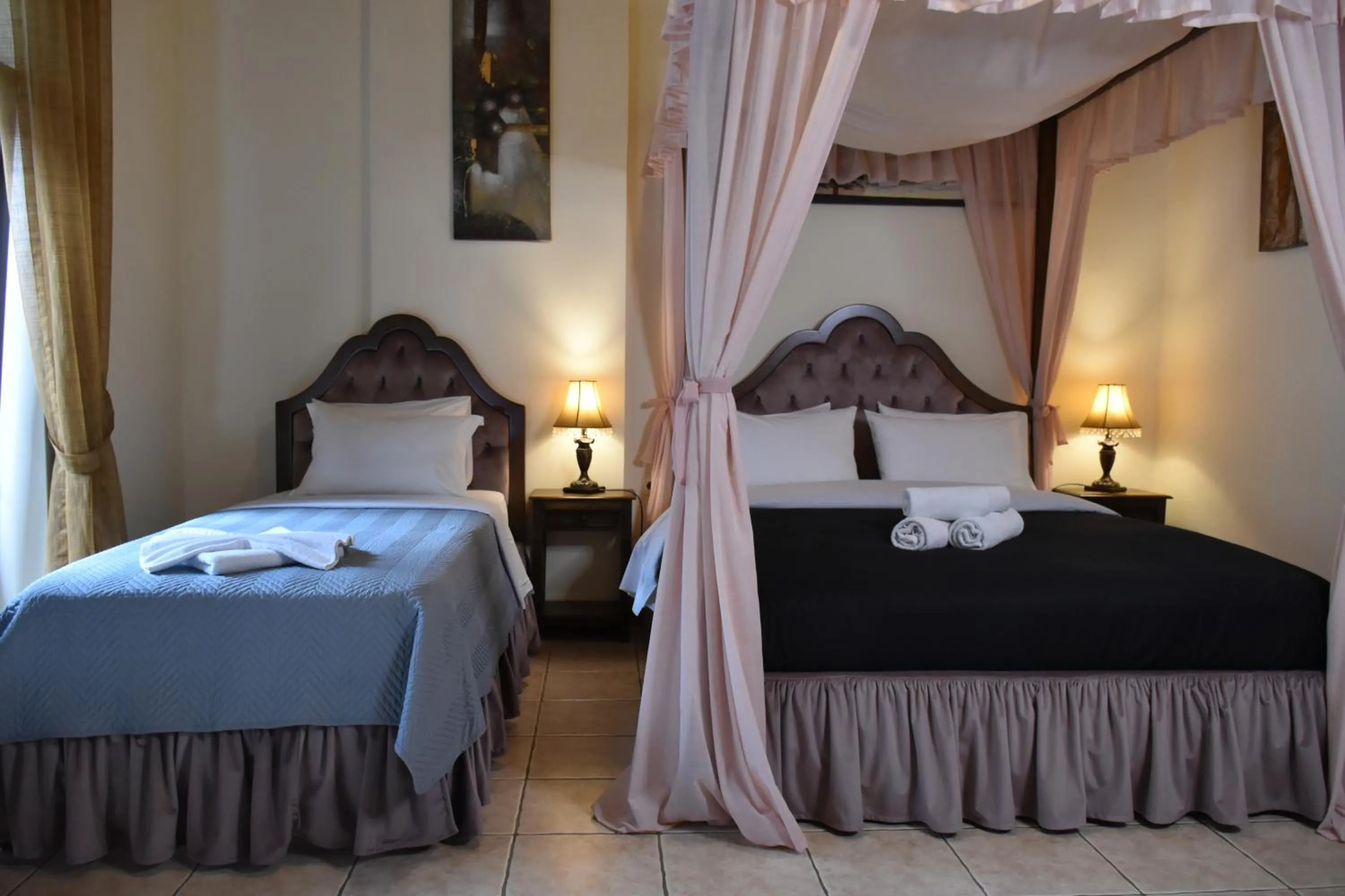 Bed in Odos Oneiron Boutique Hotel