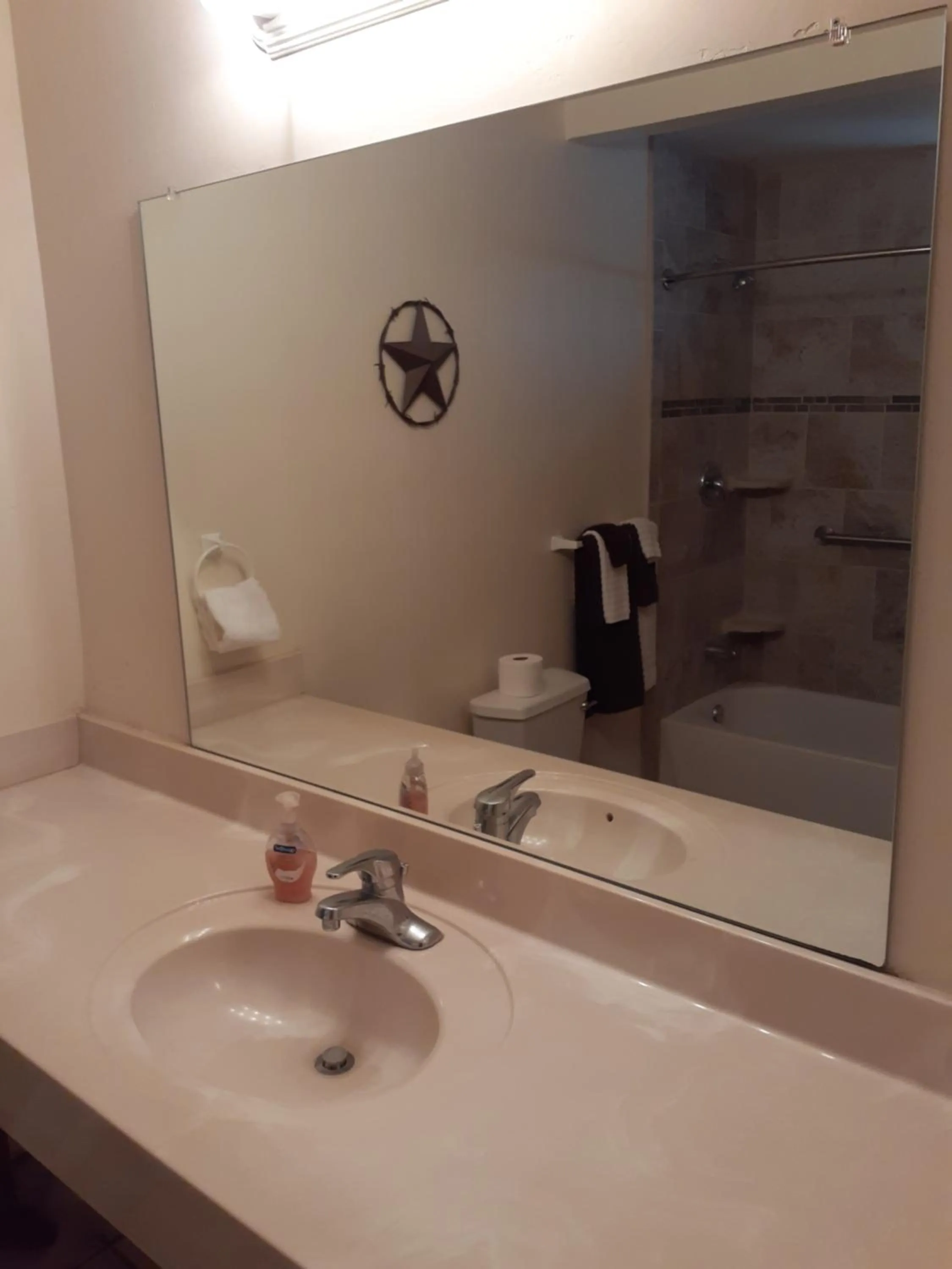 Bathroom in Stagecoach Suites