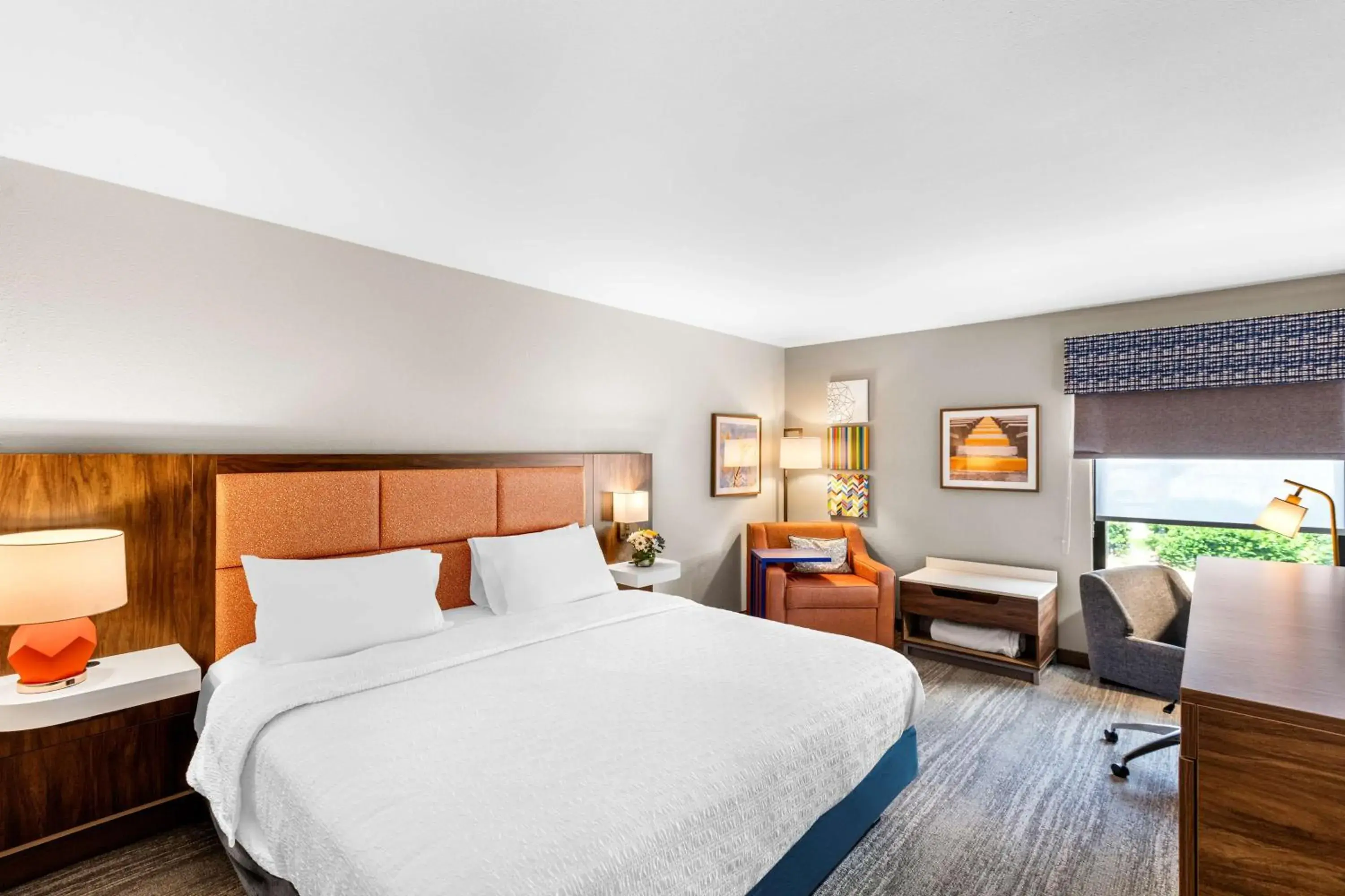 Deluxe King Room - Non-Smoking in Hampton Inn Knoxville-Airport Deluxe King Room - Non-Smoking in Hampton Inn Knoxville-Airport