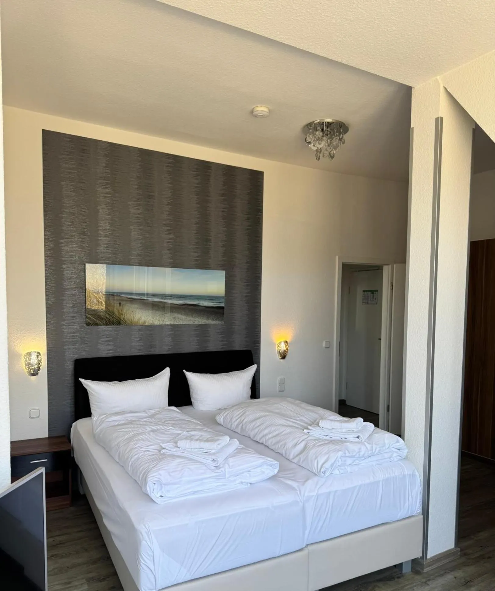 Bed in Strandresidenz Villa Verdi