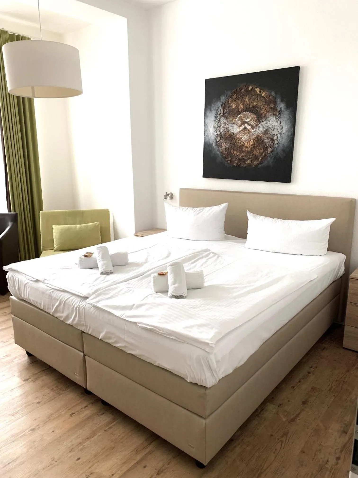 Bed in Strandresidenz Villa Verdi