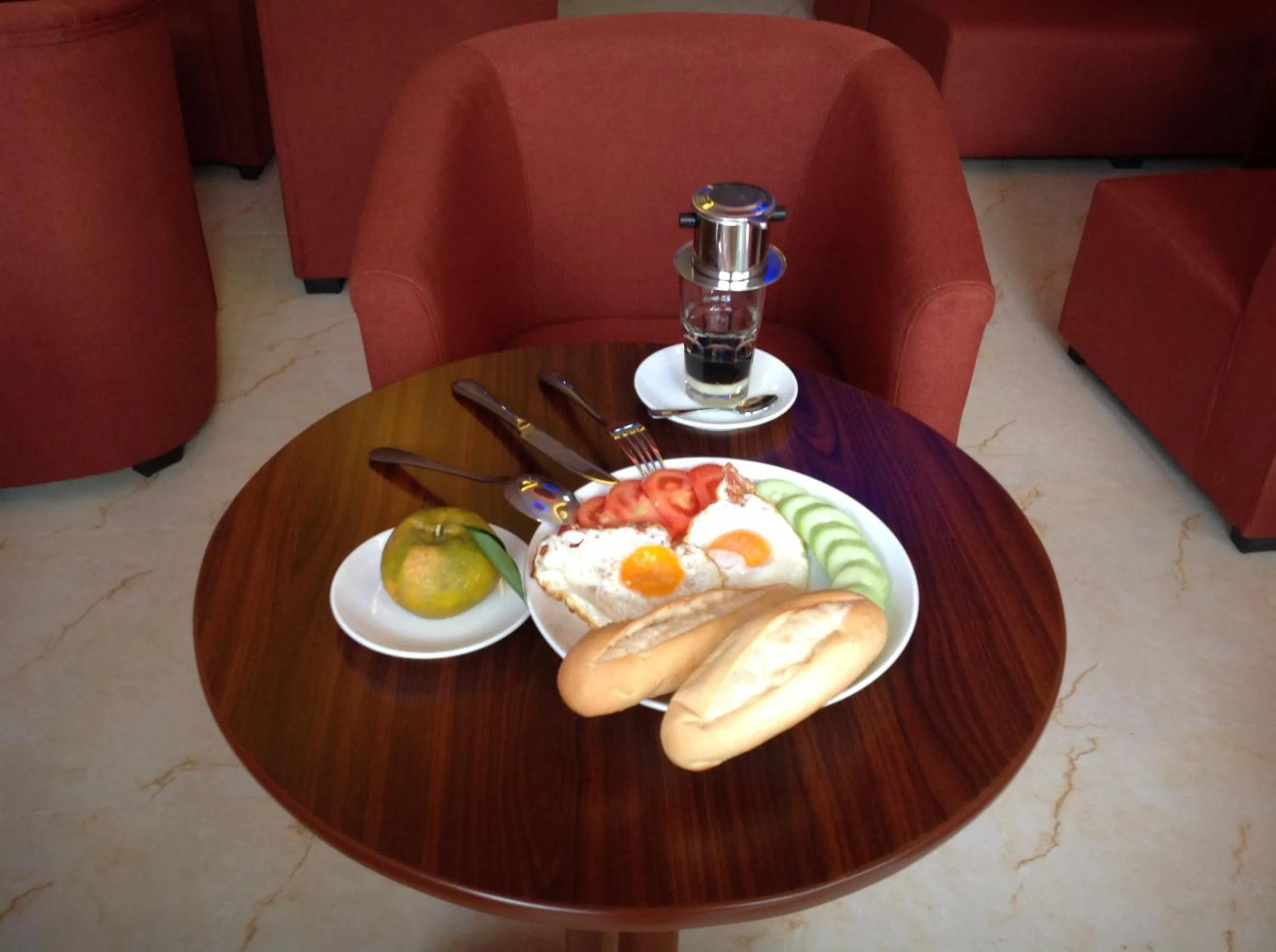 Breakfast in Ha Giang 1 Hostel and Loop Tour