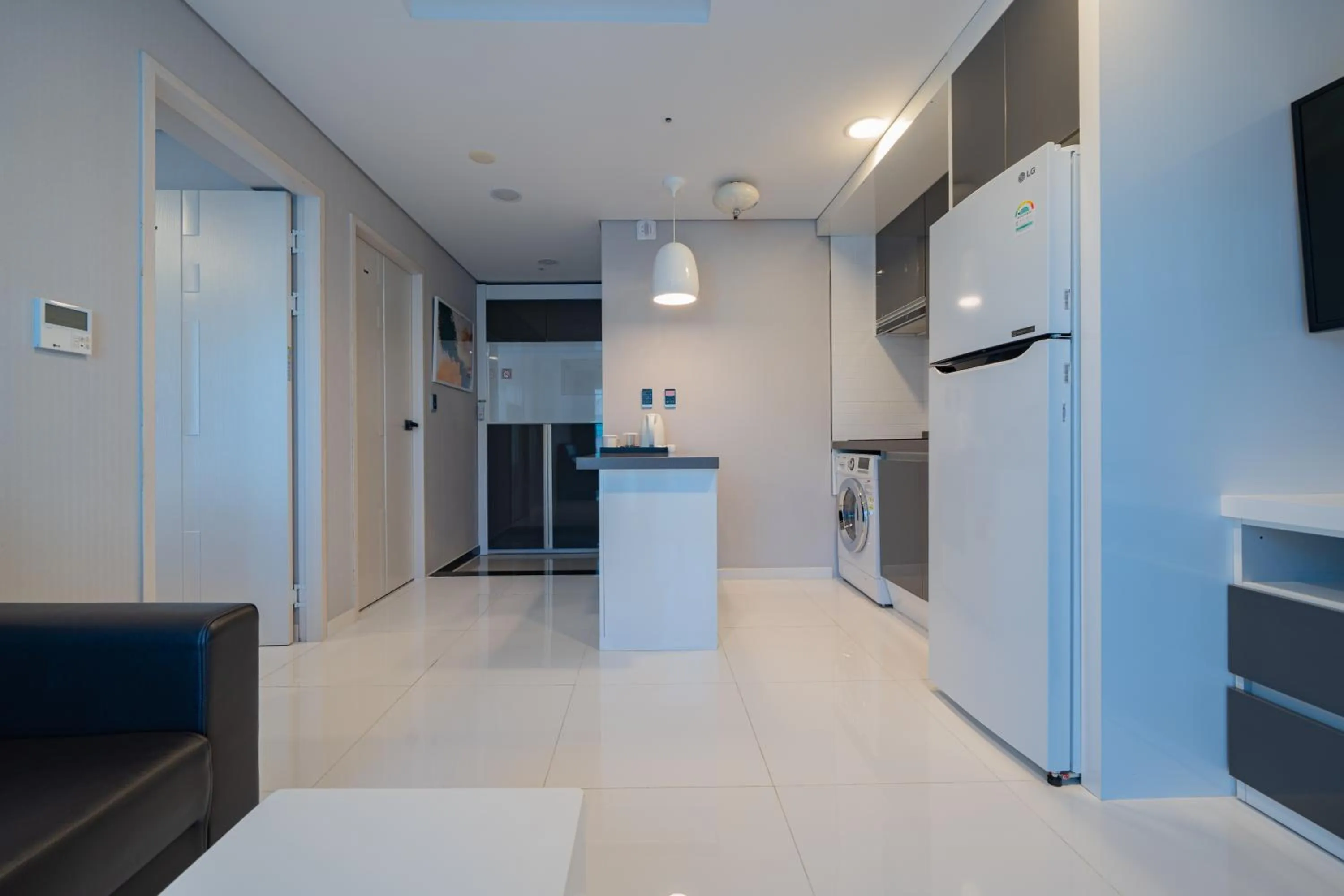 Kitchen or kitchenette in Hotel Stayon