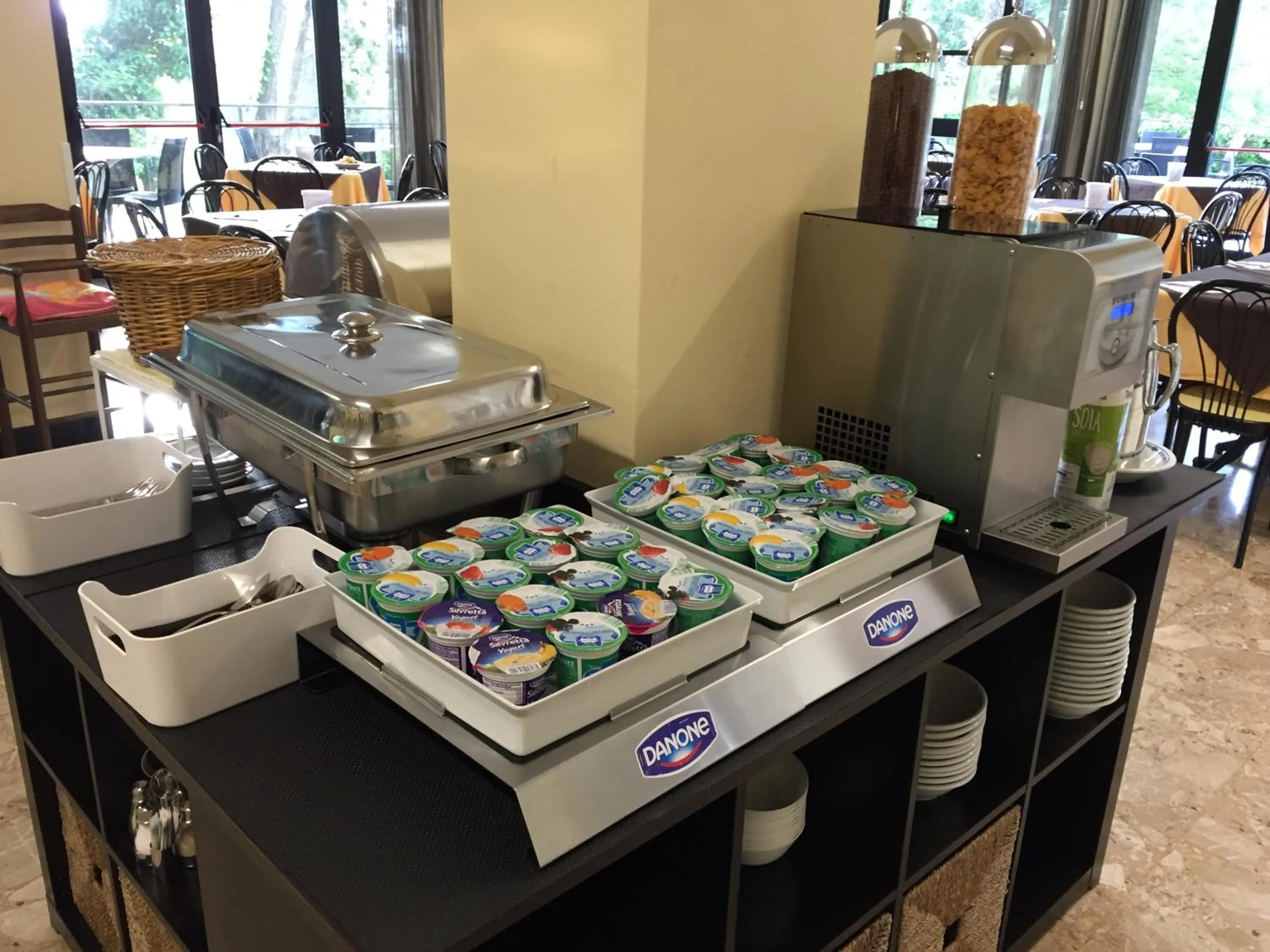 Buffet breakfast in Hotel Beau Soleil