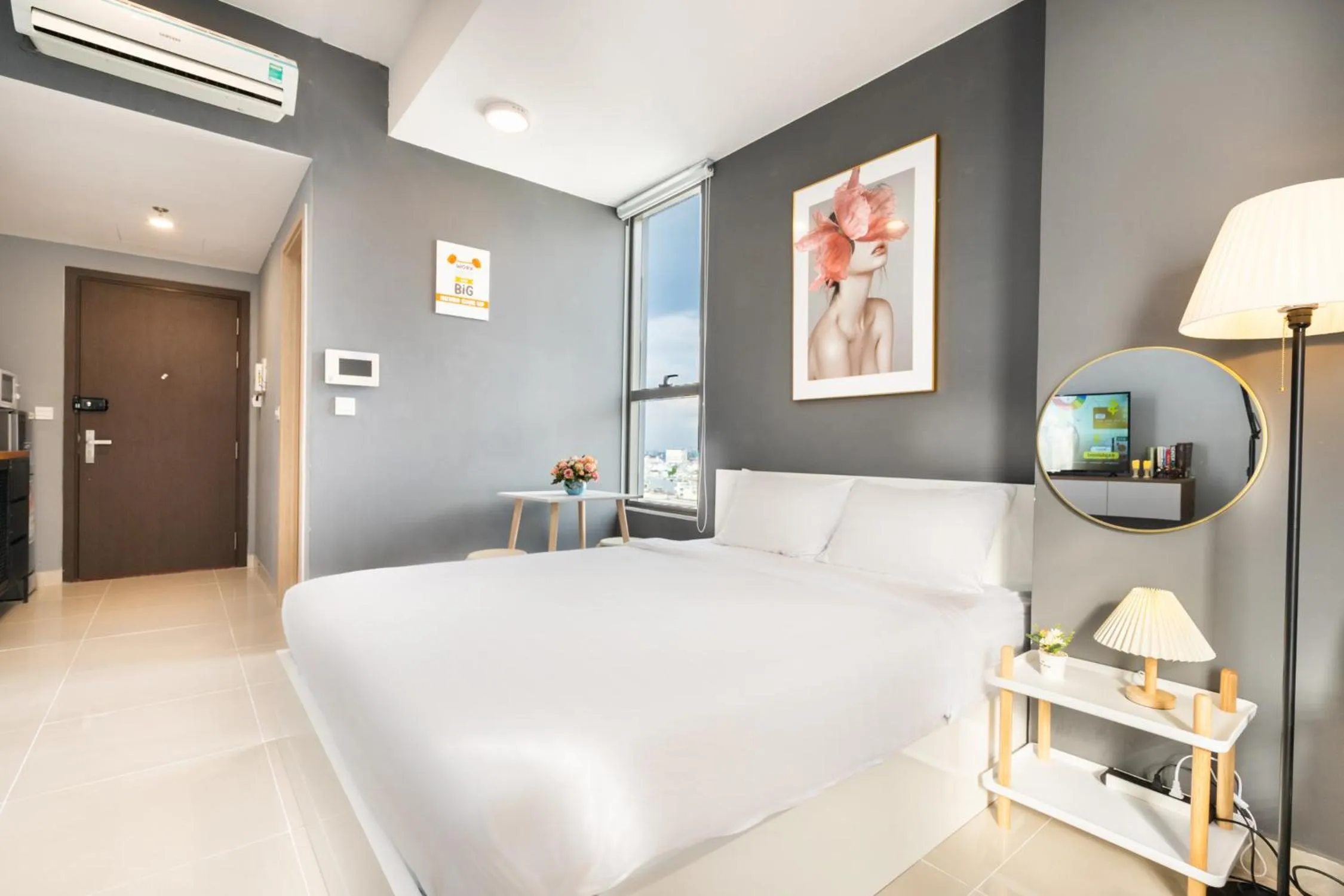 Bed in TeeUp Home - Infinity Pool Signature