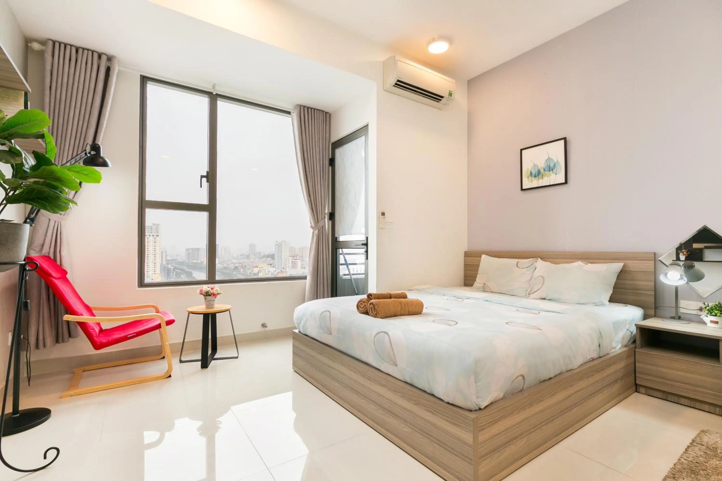 Bed in TeeUp Home - Infinity Pool Signature