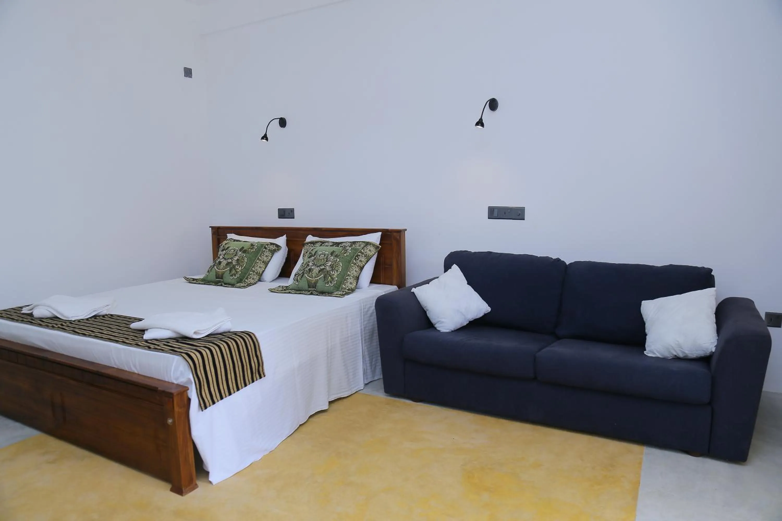 Bed in Sigiriya Rock Hide