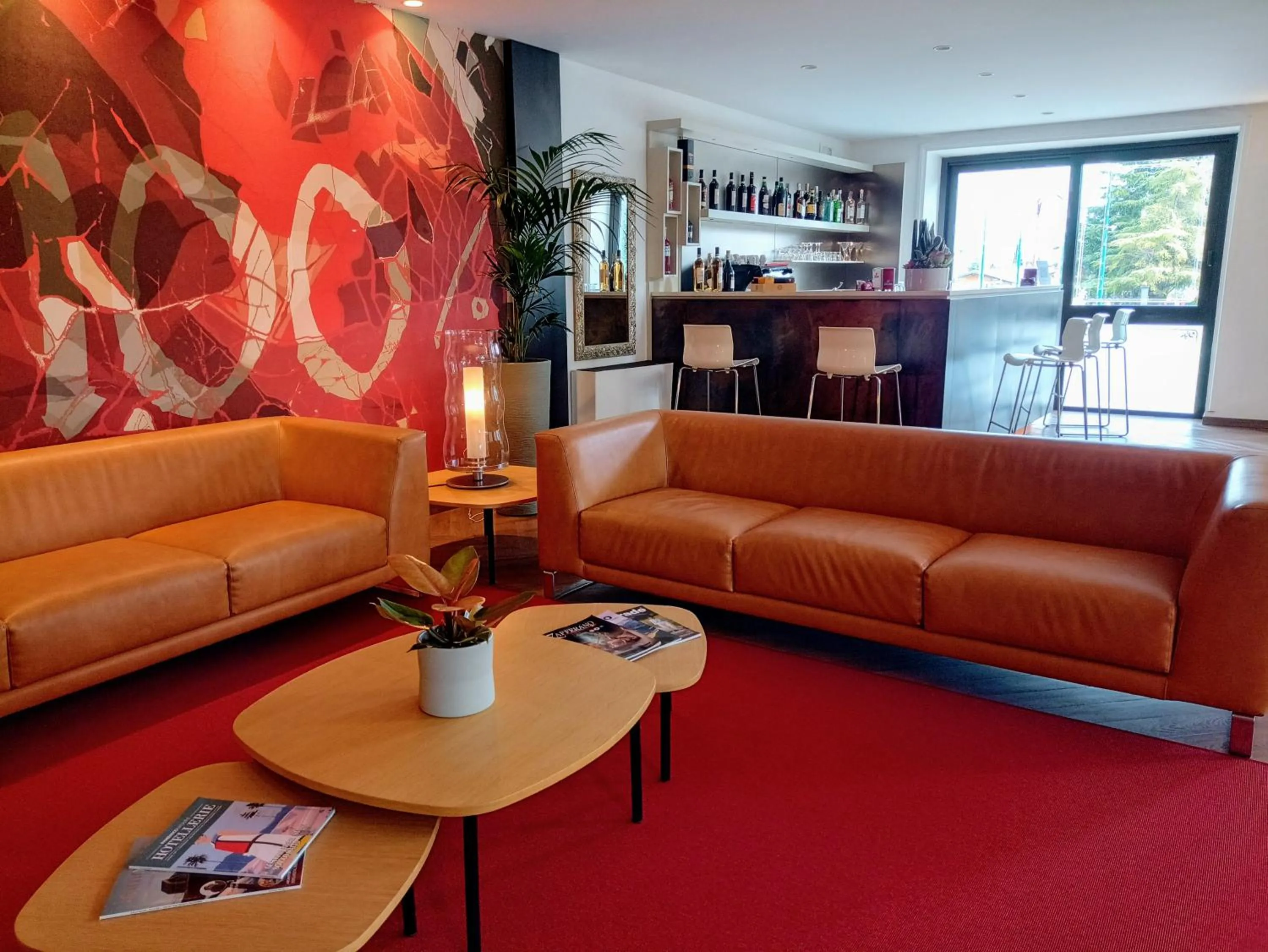 Lobby or reception in Hotel Villa Maria