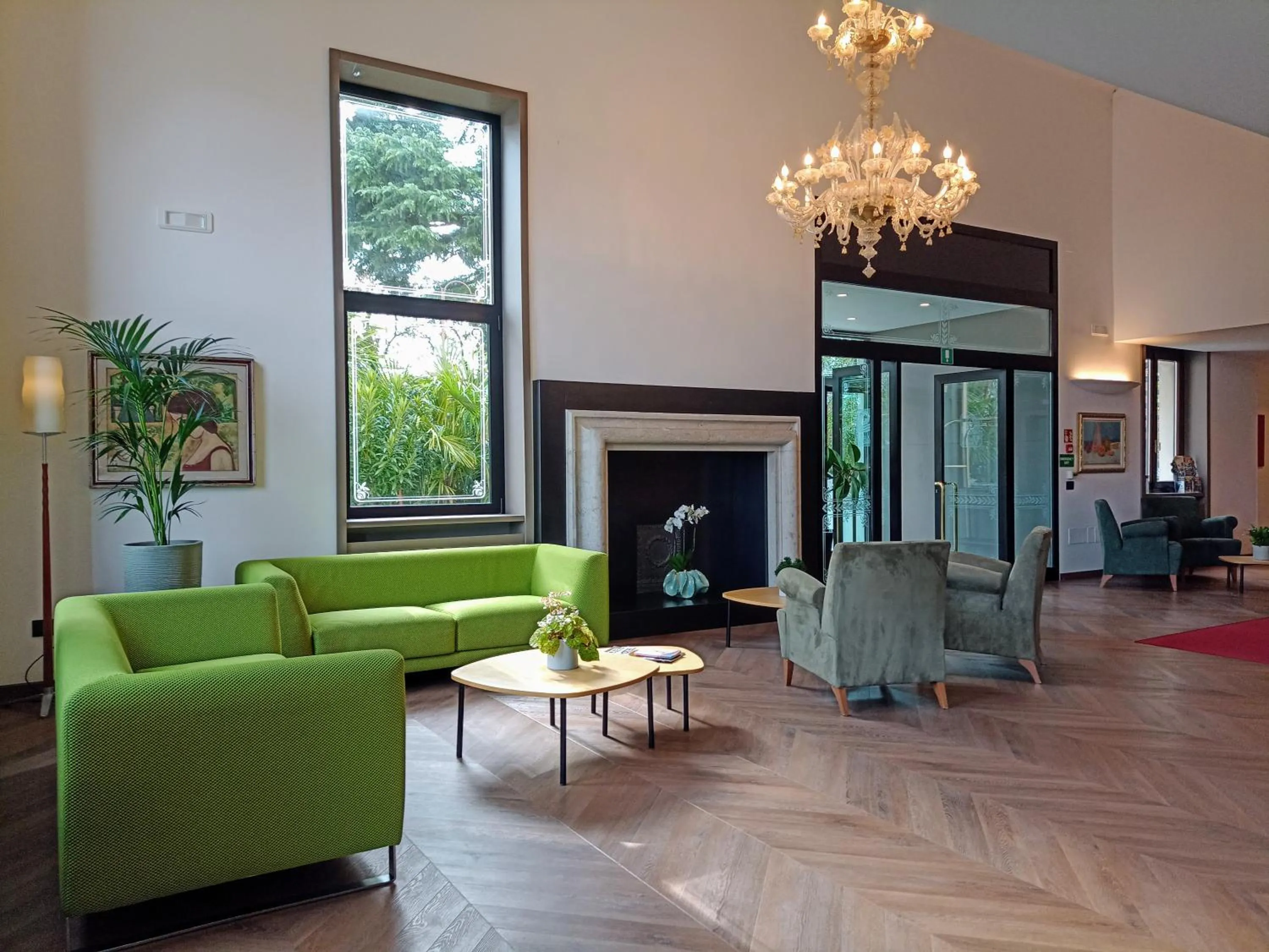 Lobby or reception in Hotel Villa Maria