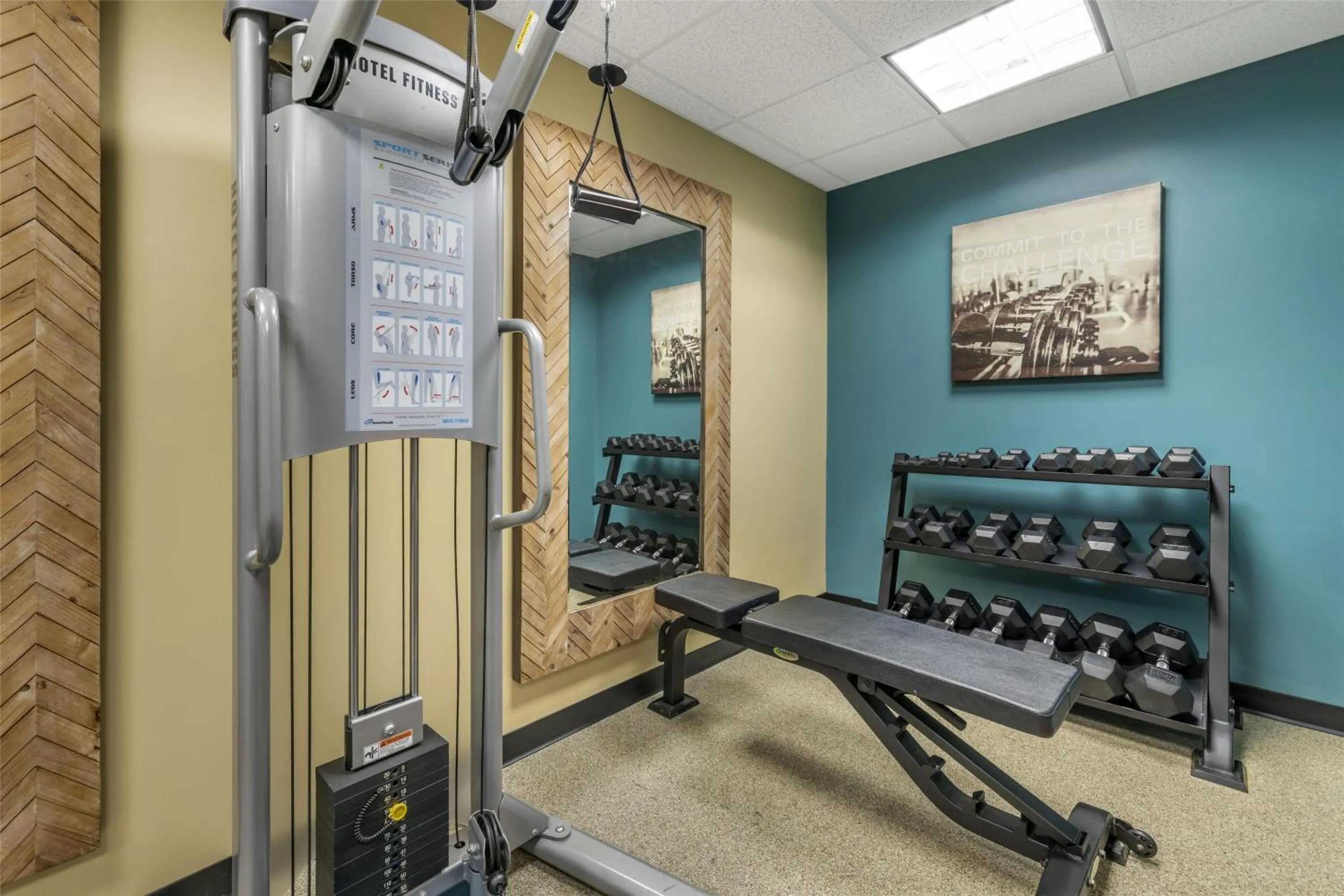 Fitness centre/facilities in Best Western Plus University Inn