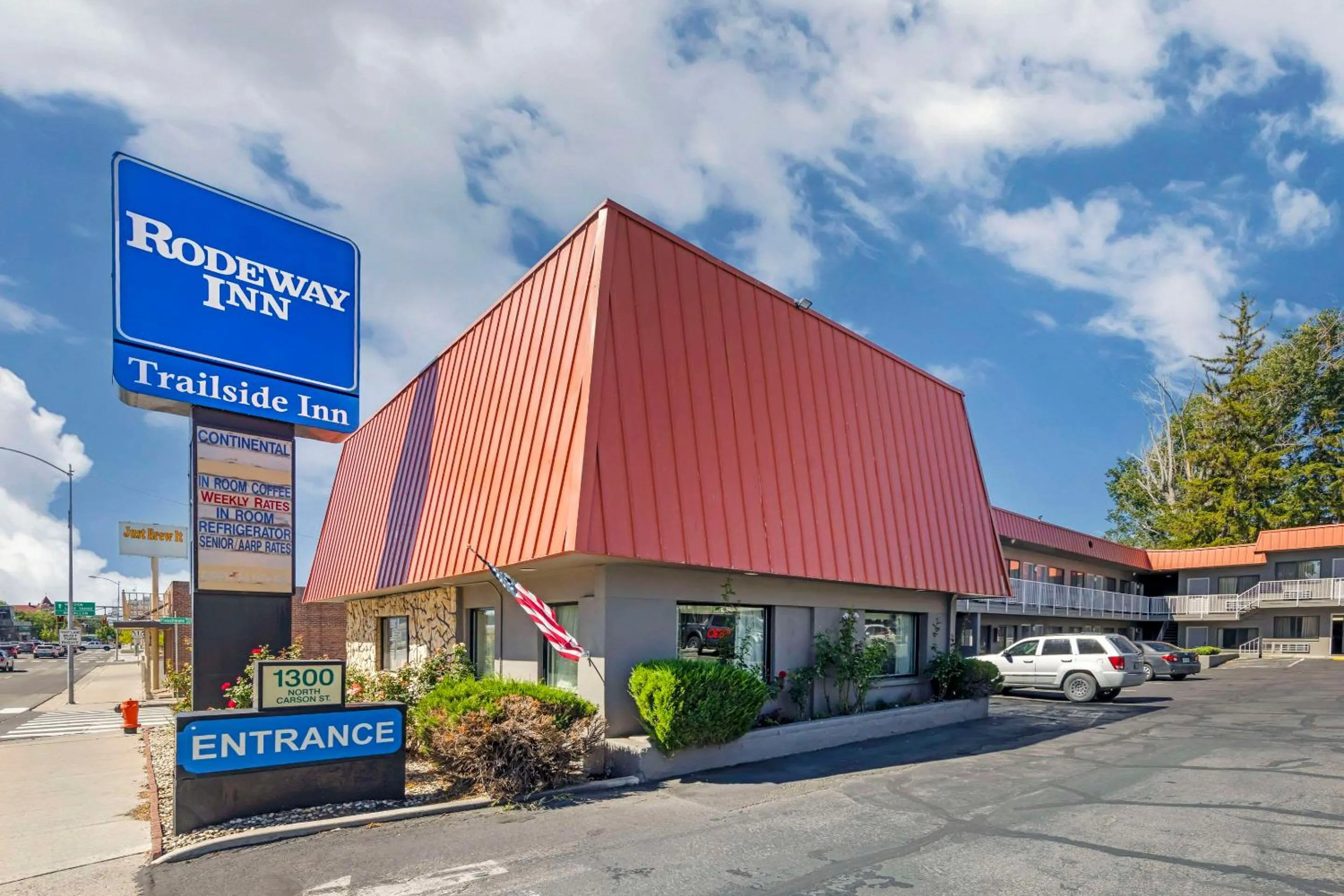 Property building in Rodeway Inn at Nevada State Capitol