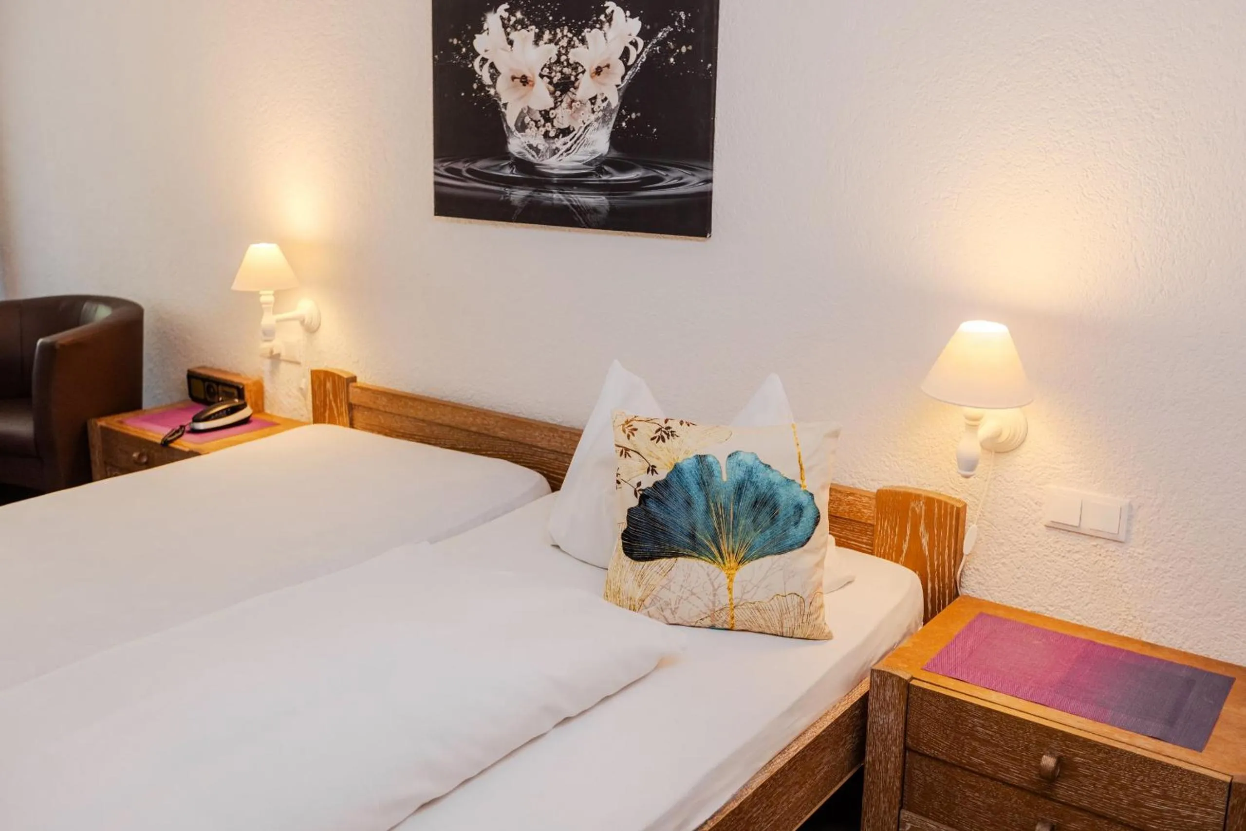 Bed in Landgasthof zur Linde