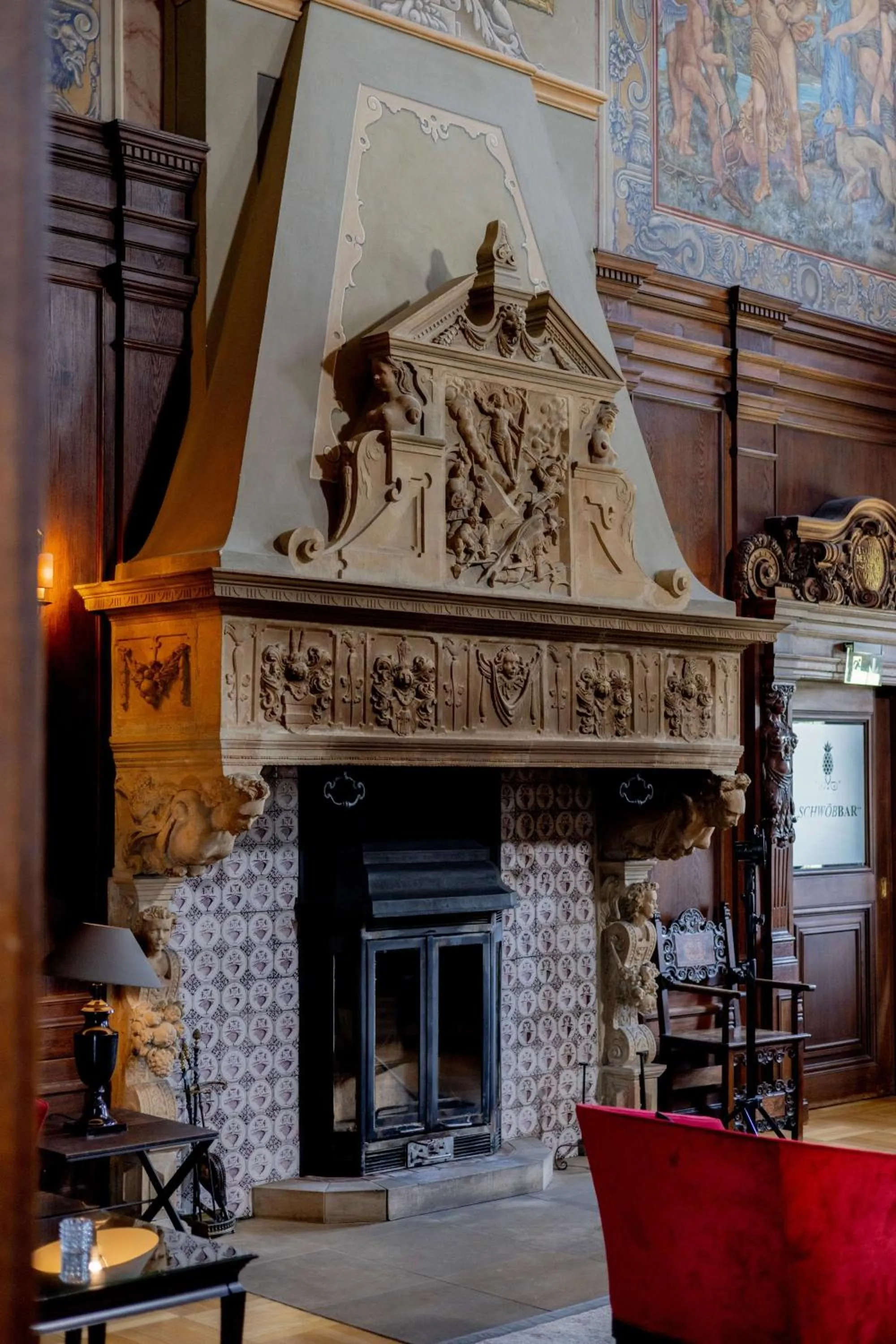 Lobby or reception in Schlosshotel Münchhausen