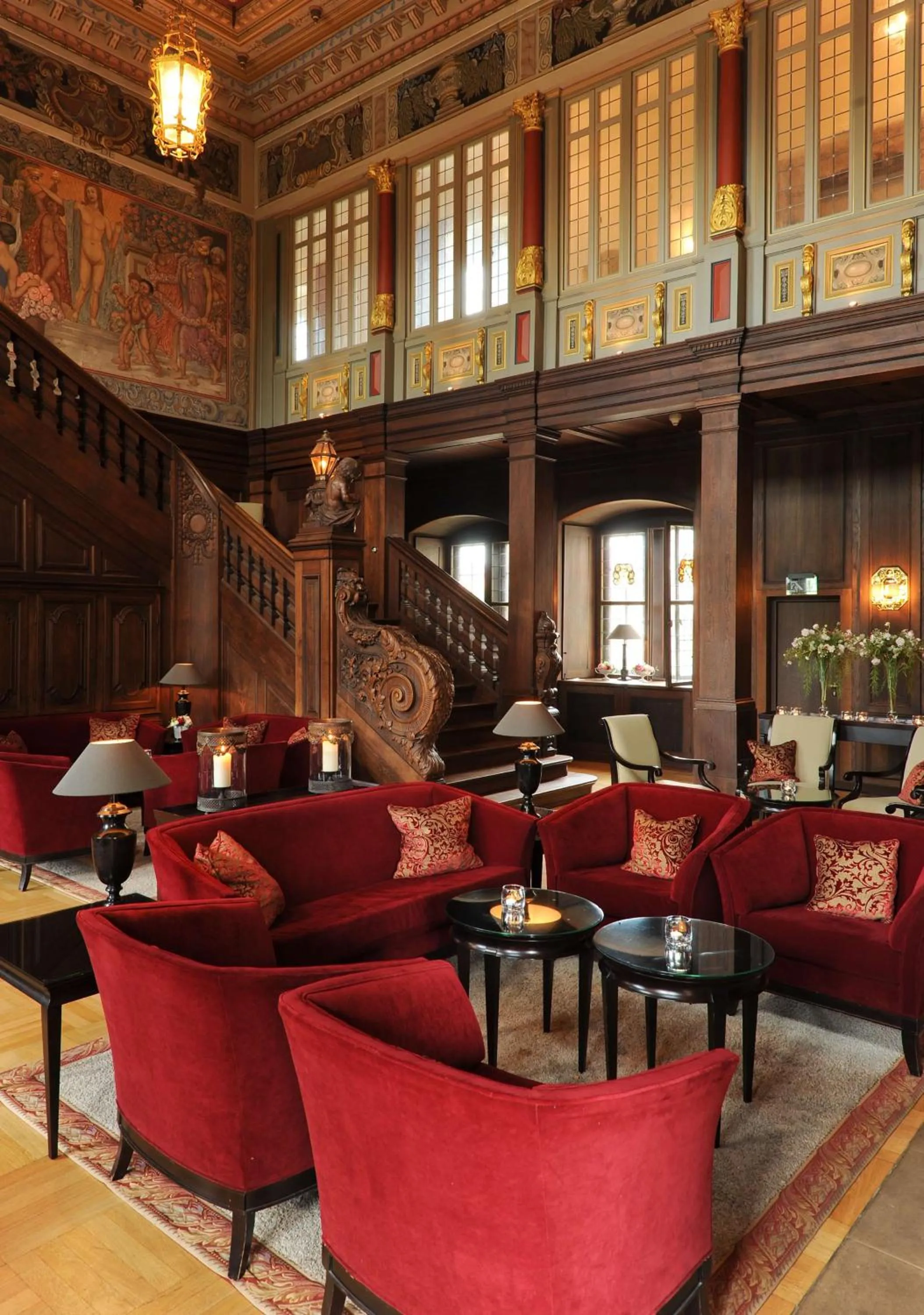 Lobby or reception in Schlosshotel Münchhausen
