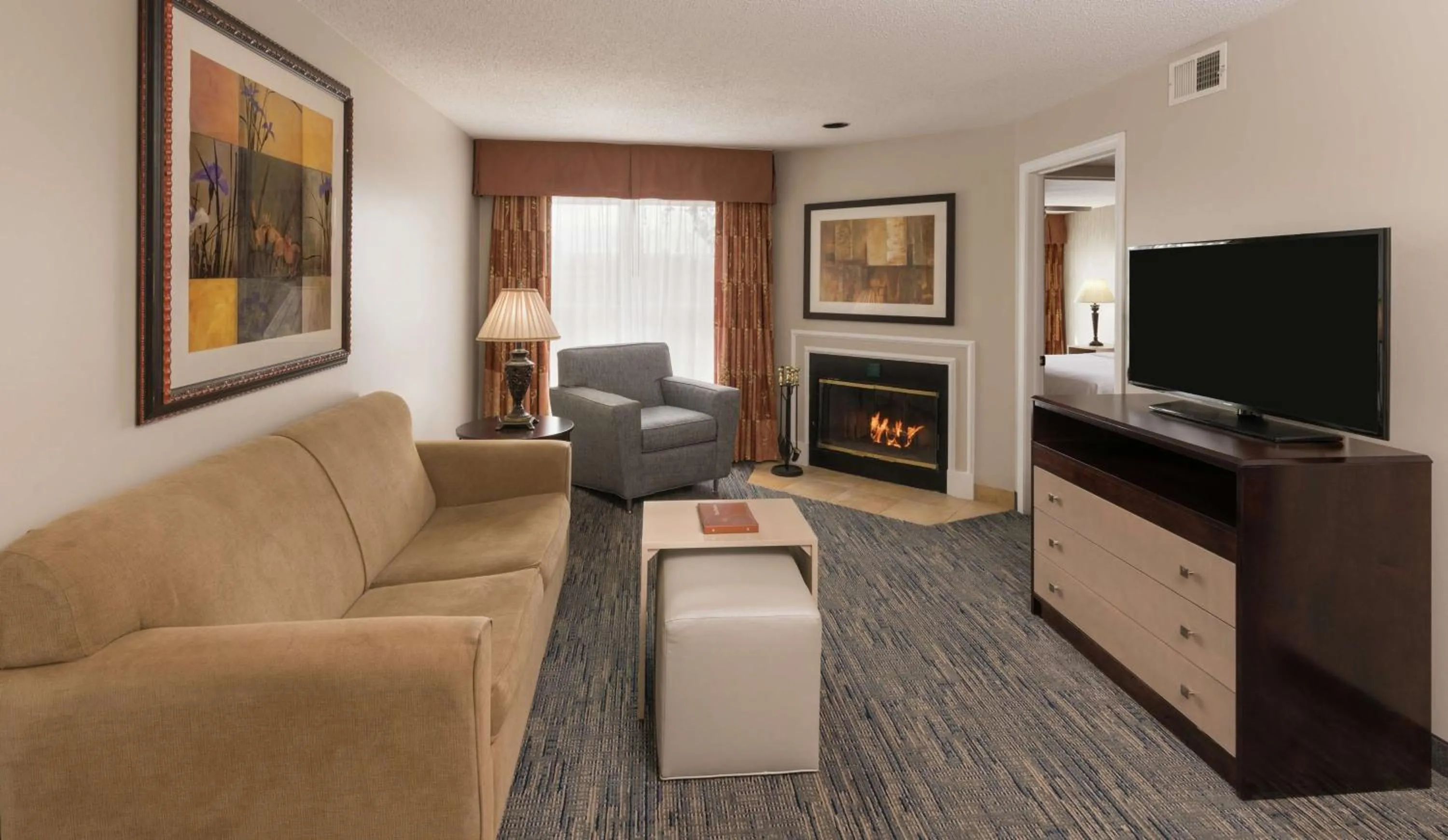 Bedroom in Homewood Suites by Hilton Chicago - Schaumburg