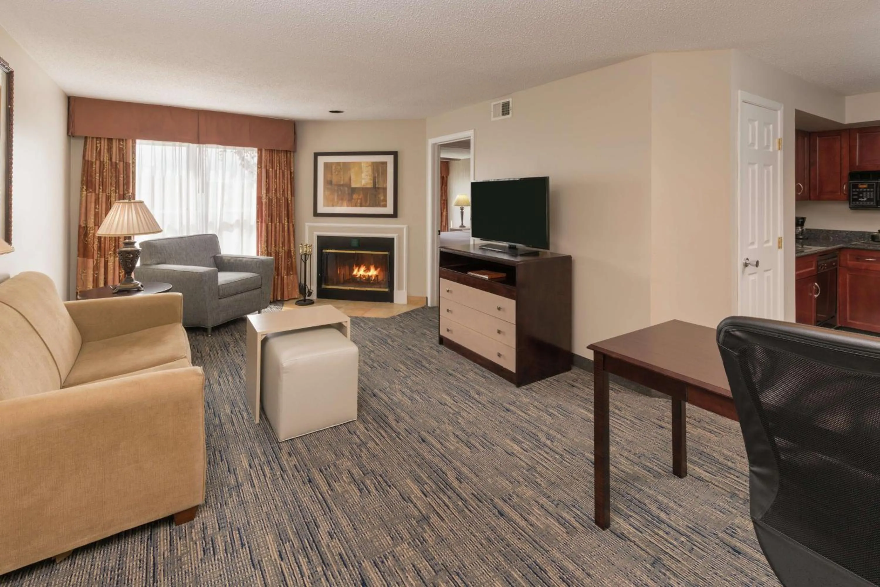 Bedroom in Homewood Suites by Hilton Chicago - Schaumburg