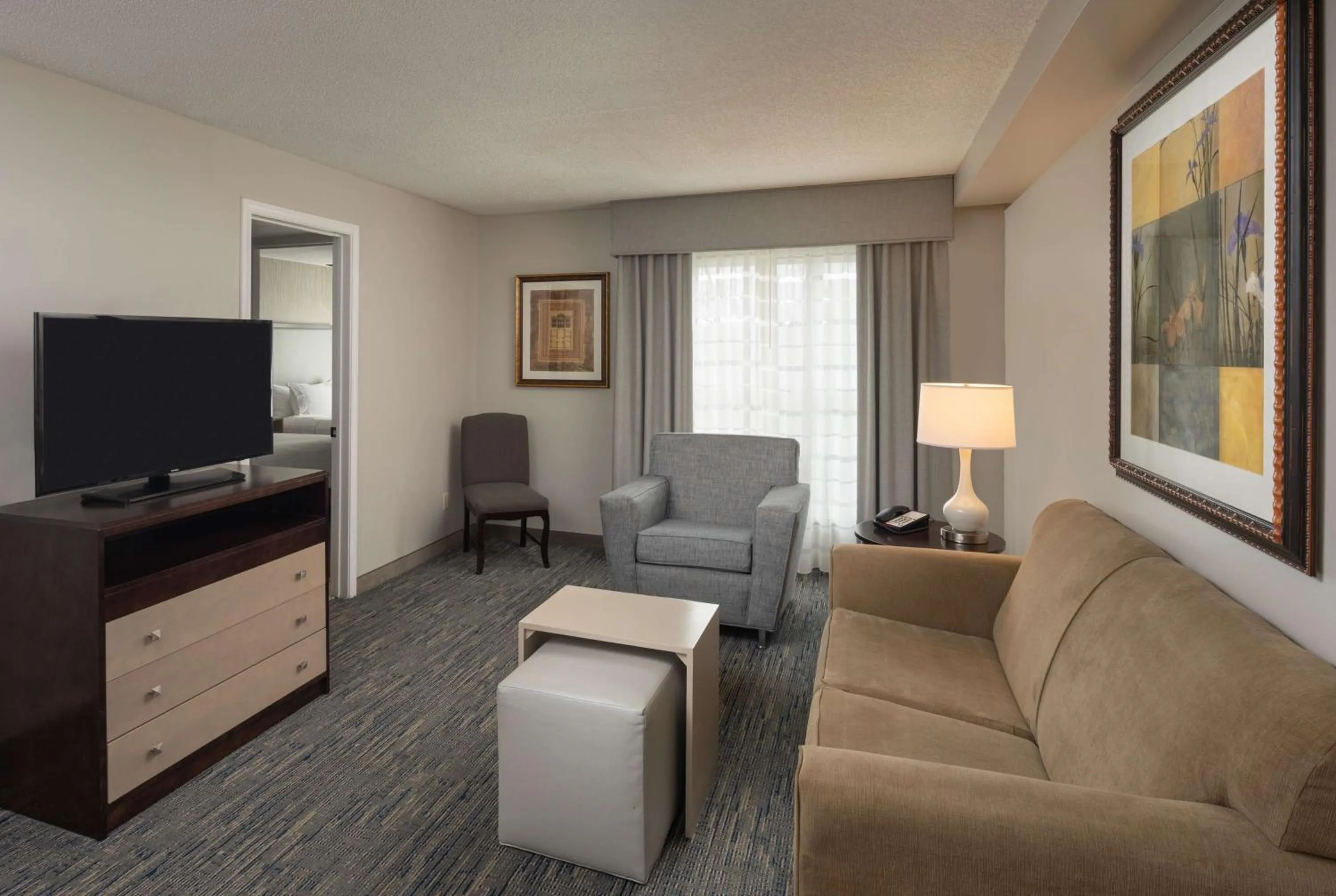 Living room in Homewood Suites by Hilton Chicago - Schaumburg