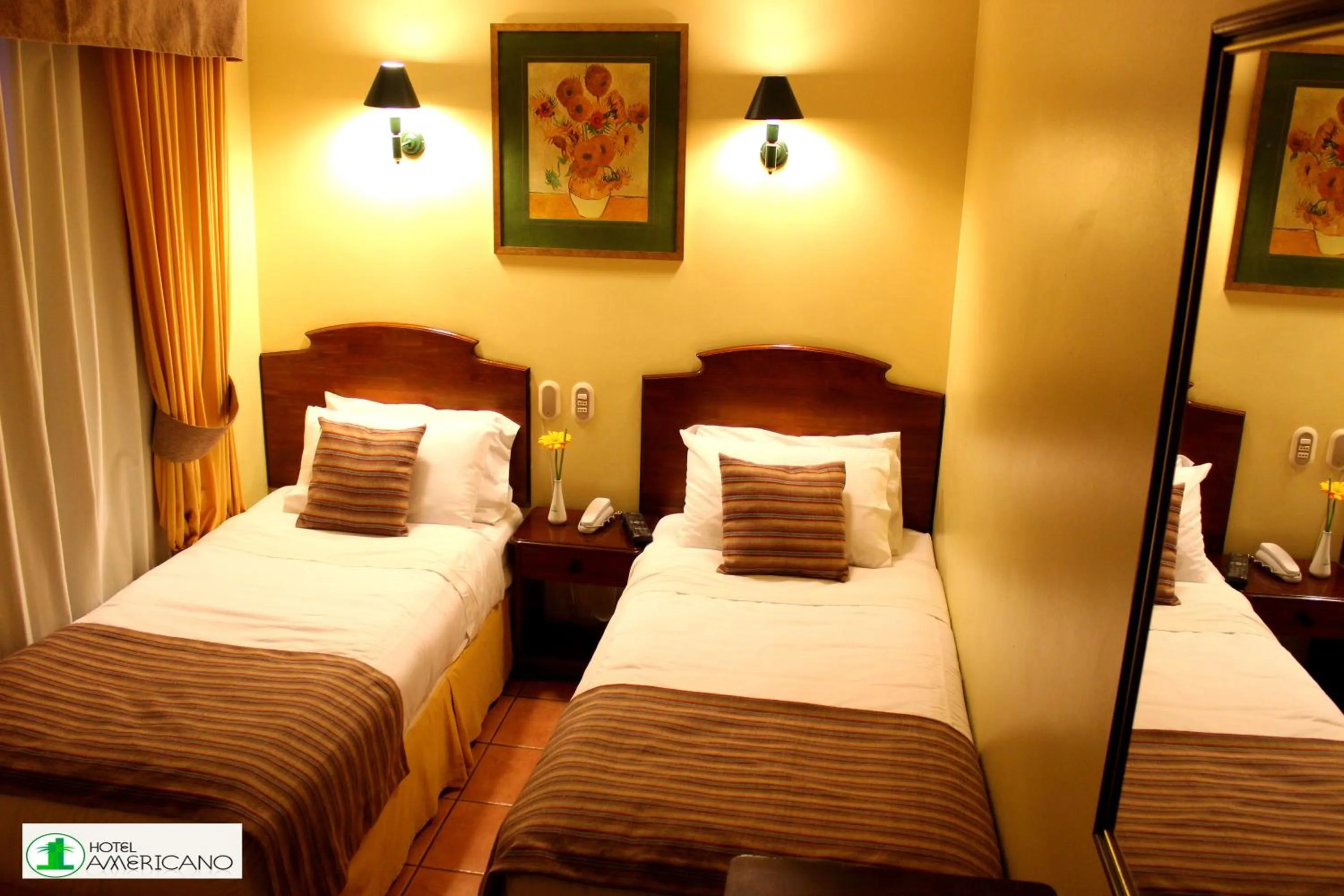 Bed in Hotel Americano