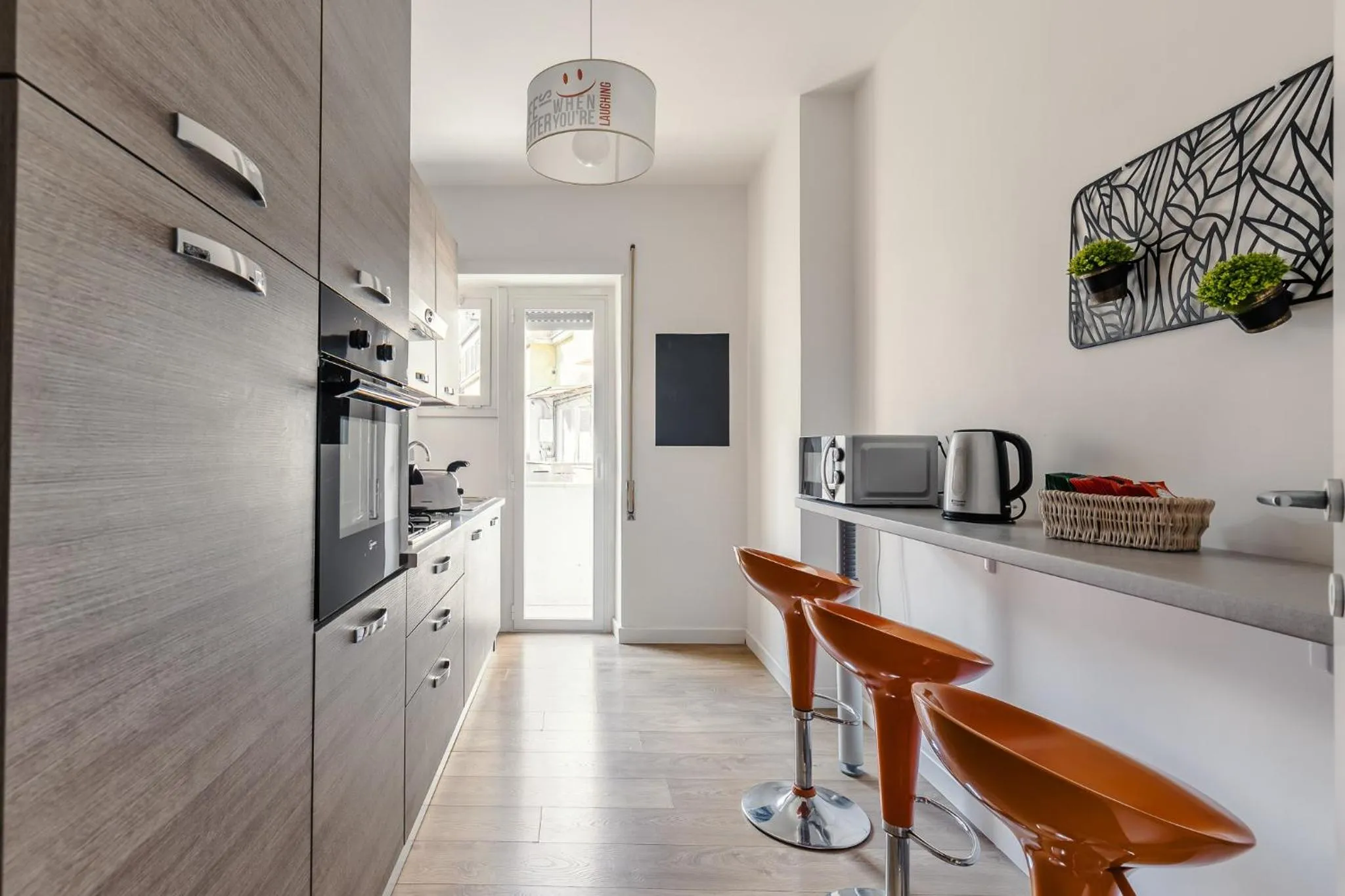 kitchen in Apartment Costanza in Rome