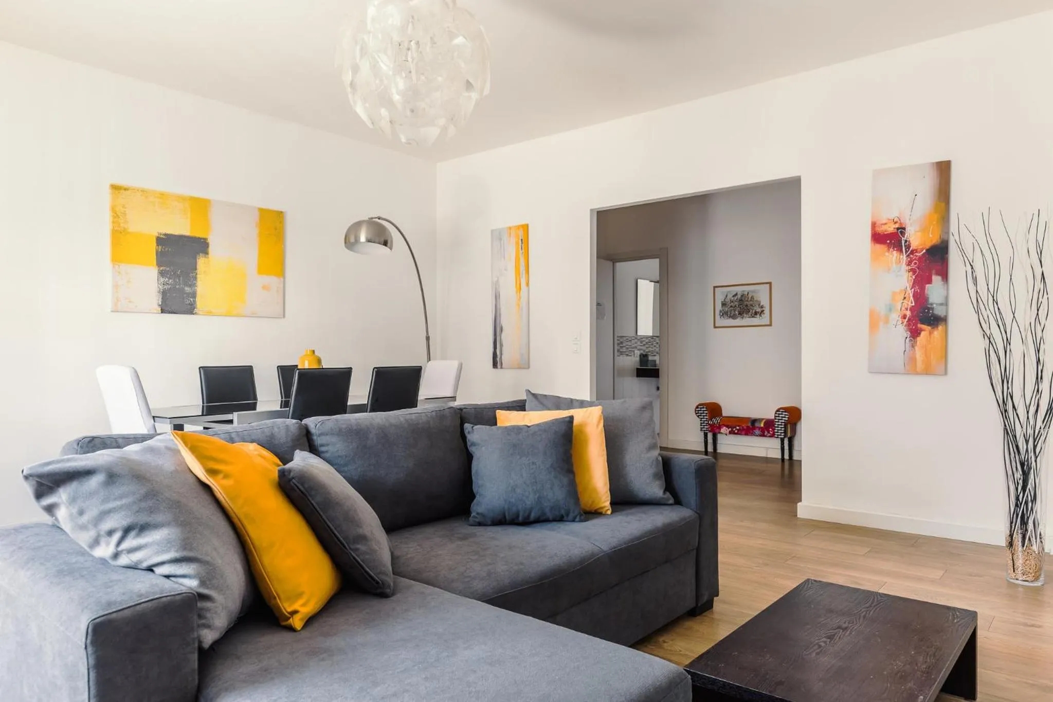 Living room in Apartment Costanza in Rome