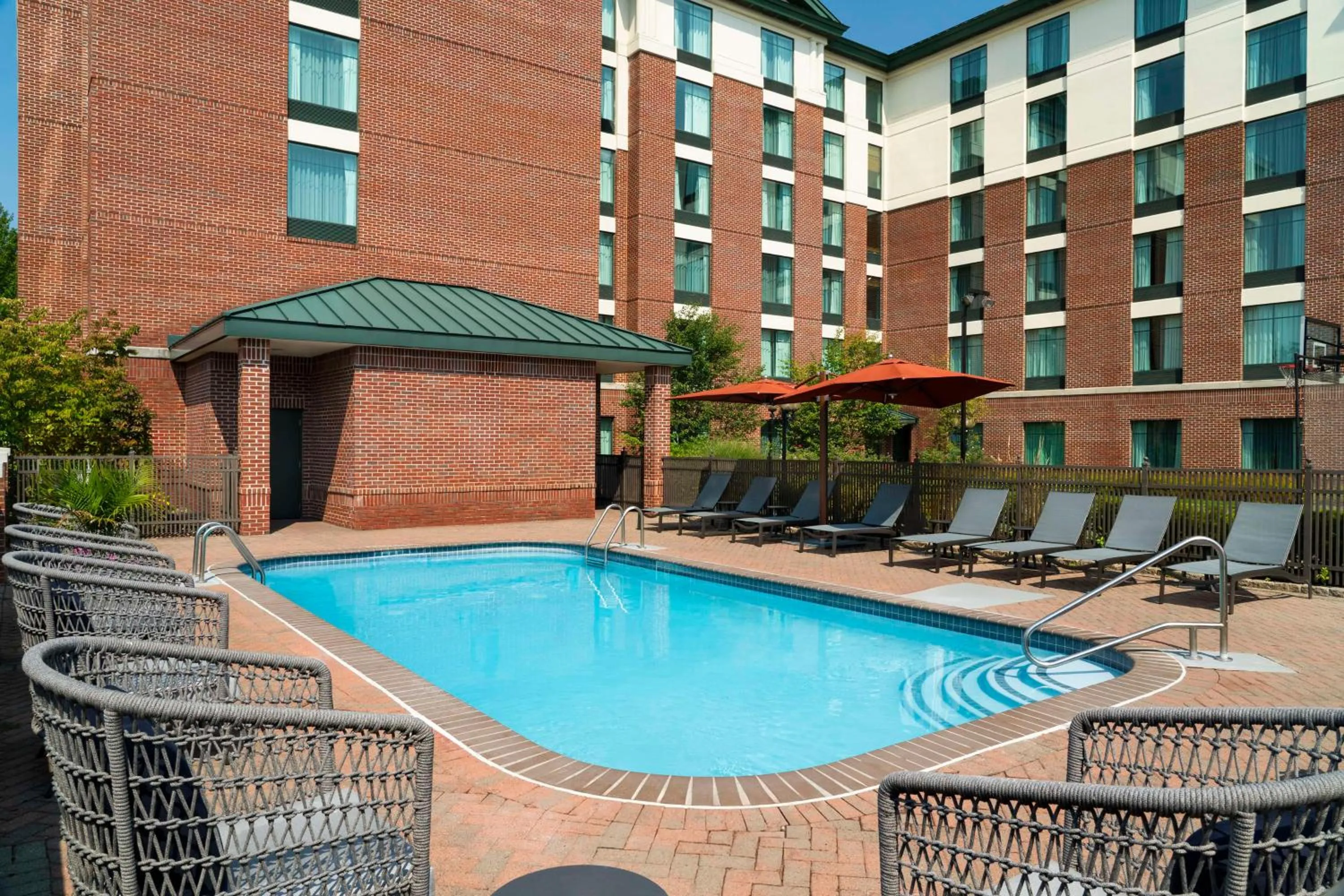 Pool view in Homewood Suites by Hilton Hartford South-Glastonbury