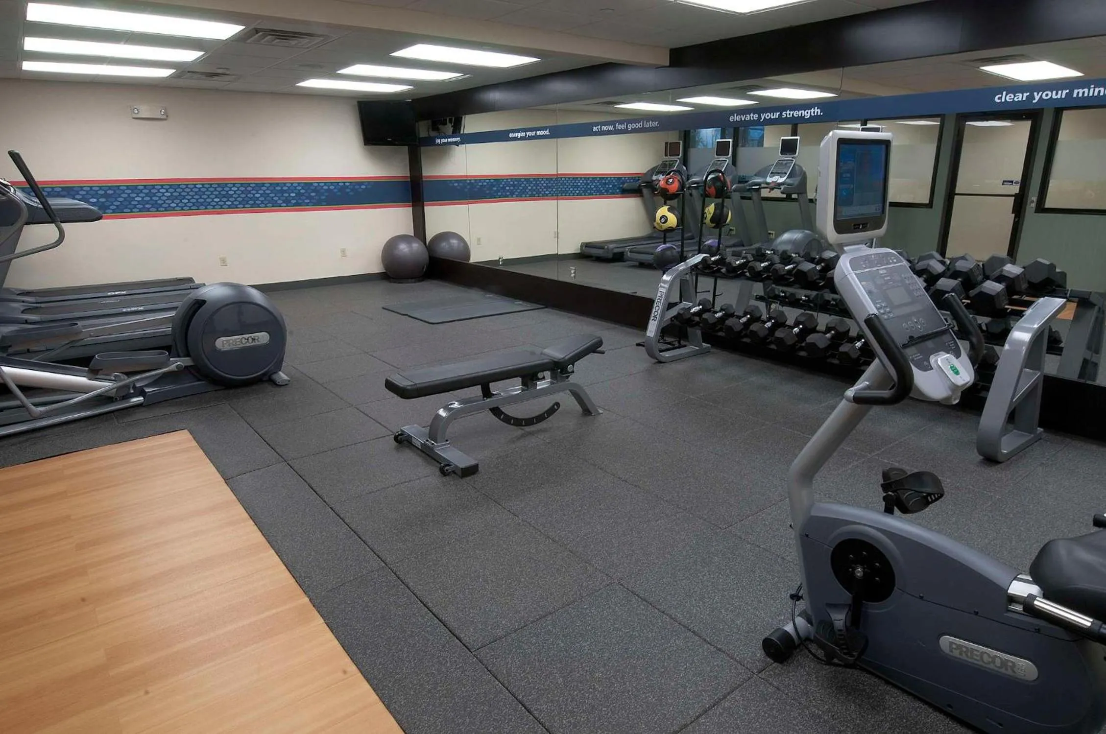 Fitness centre/facilities in Hampton Inn & Suites Fairfield
