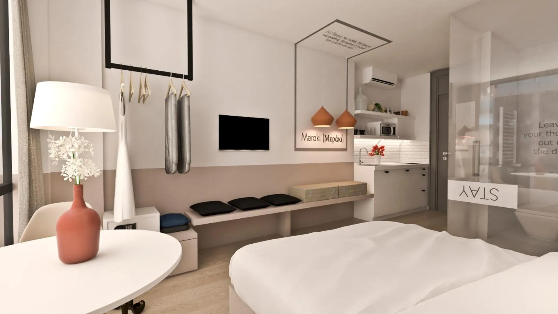 Bedroom, Bed in Great Living Apartments