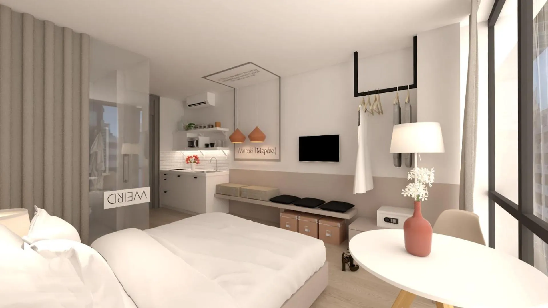 Bedroom, Bed in Great Living Apartments