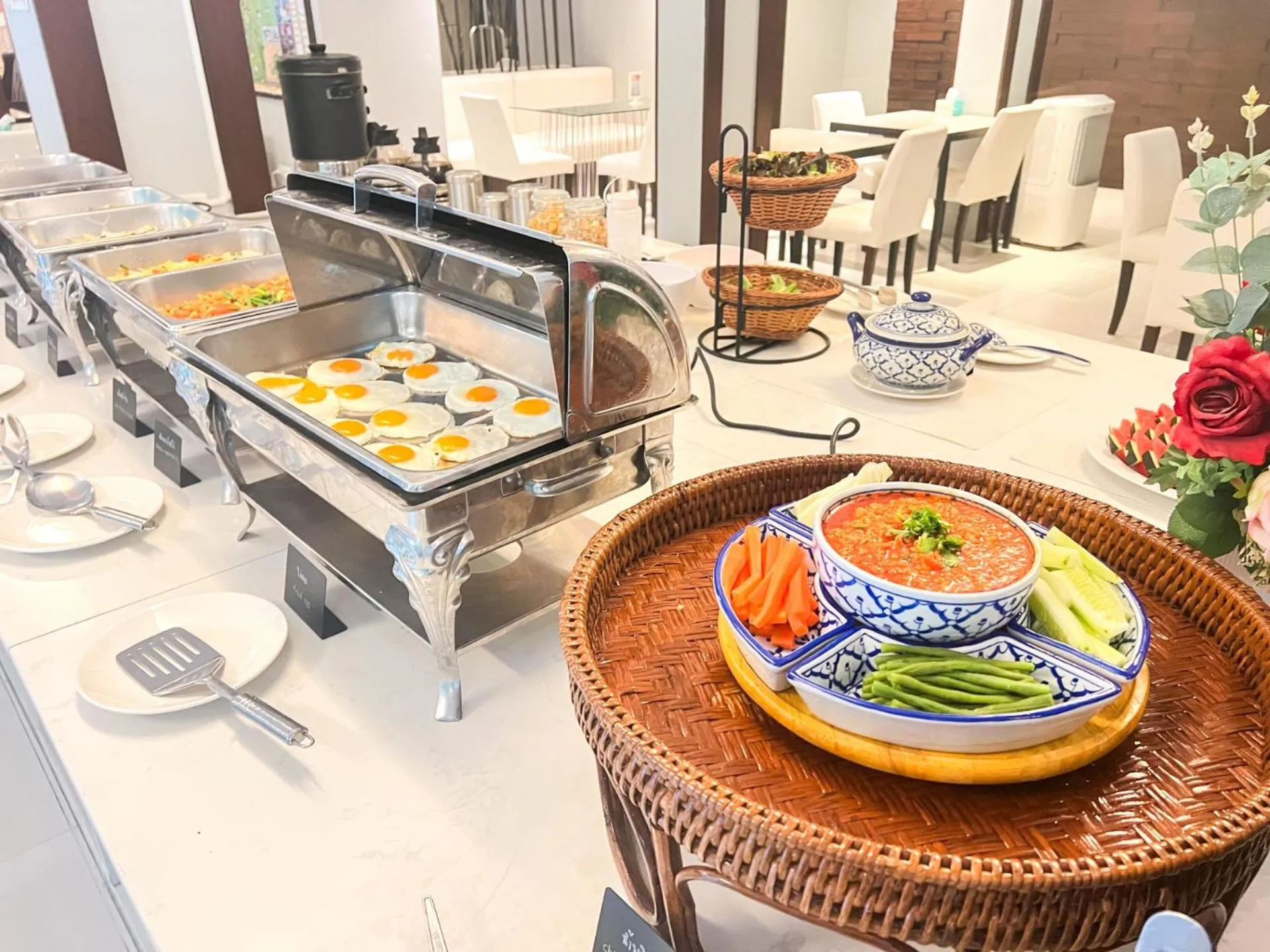 Breakfast in The Space Hotel Chiang Rai