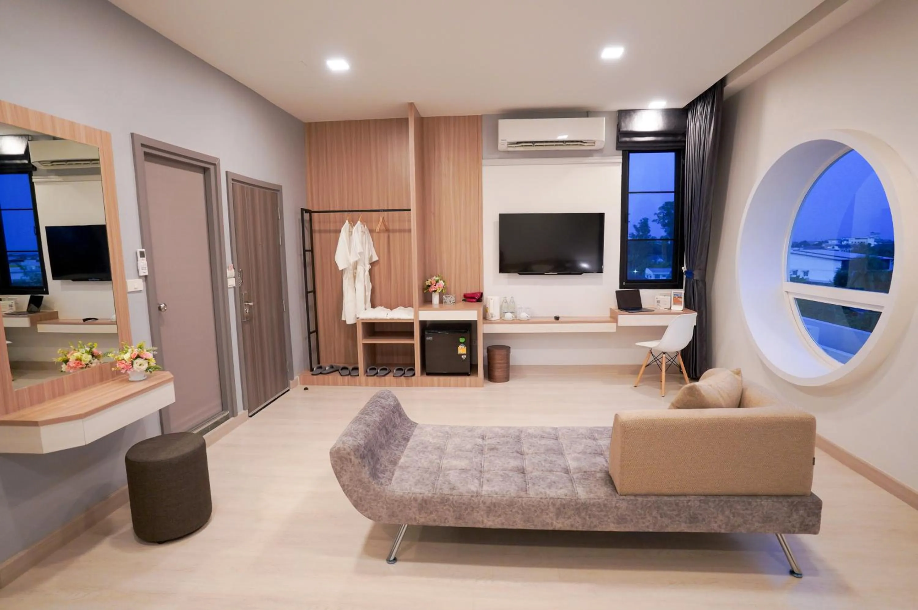 Bedroom in The Space Hotel Chiang Rai