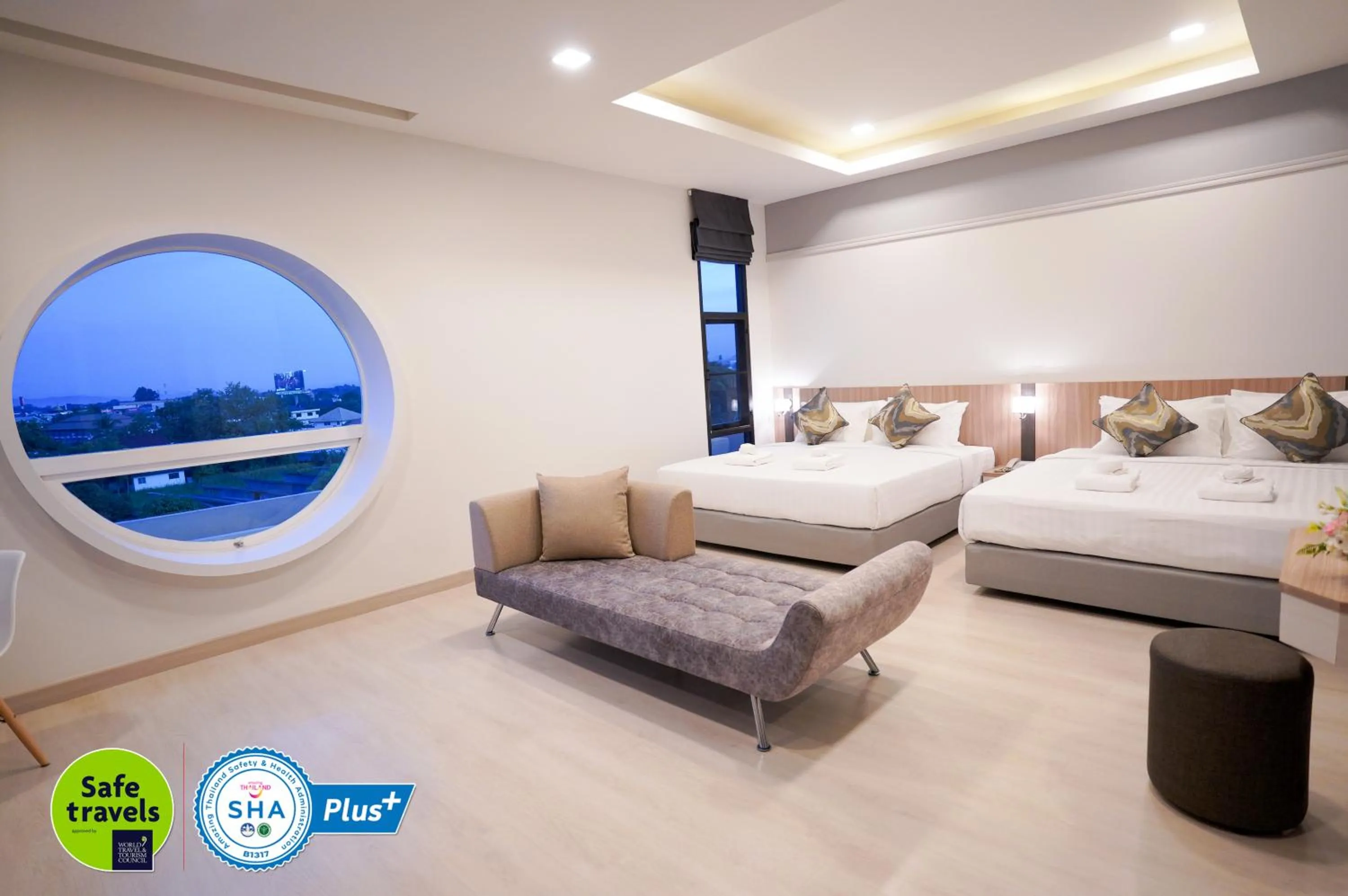 Bedroom, Bed in The Space Hotel Chiang Rai