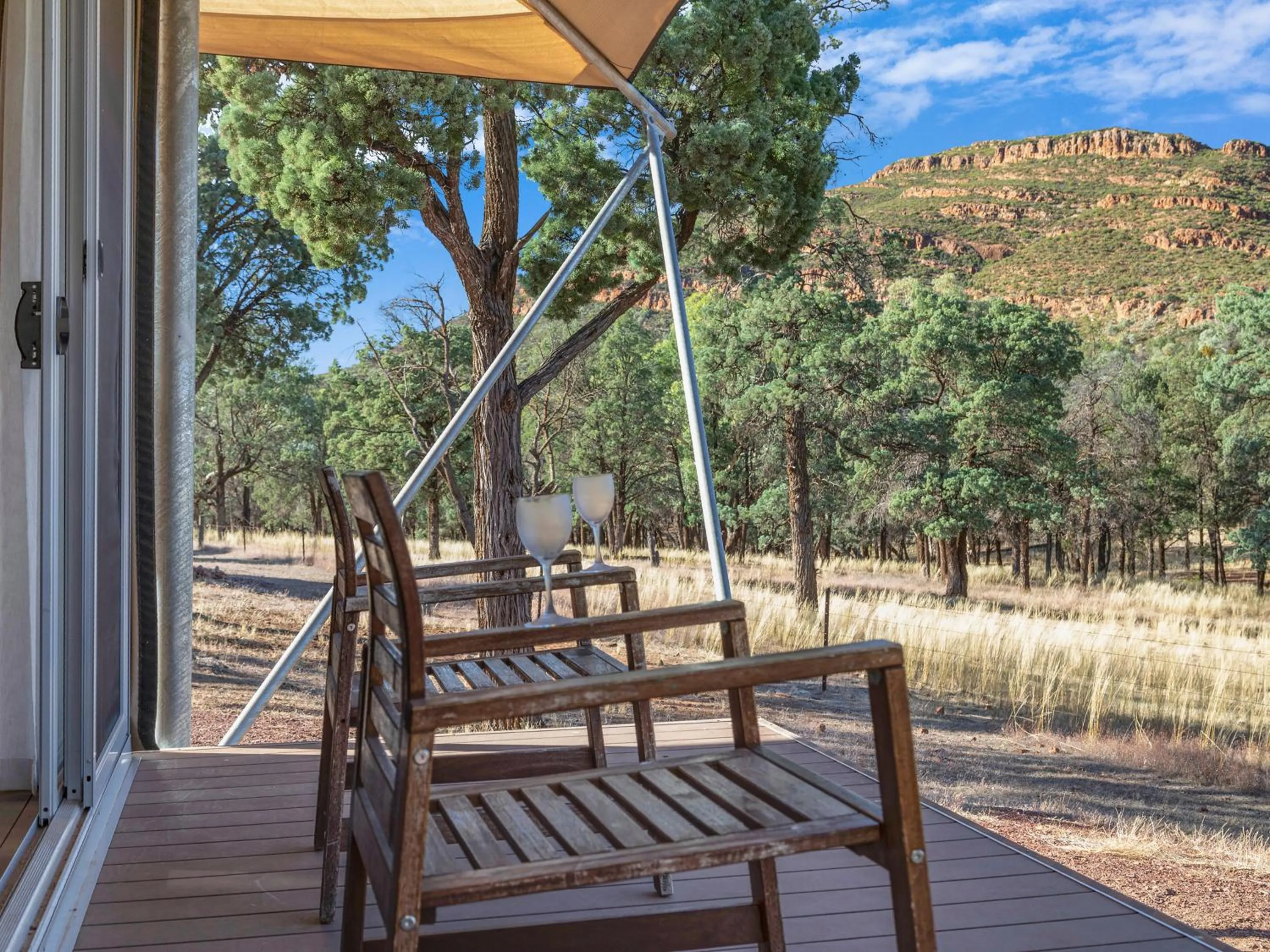 Balcony/Terrace in Discovery Resorts - Wilpena Pound