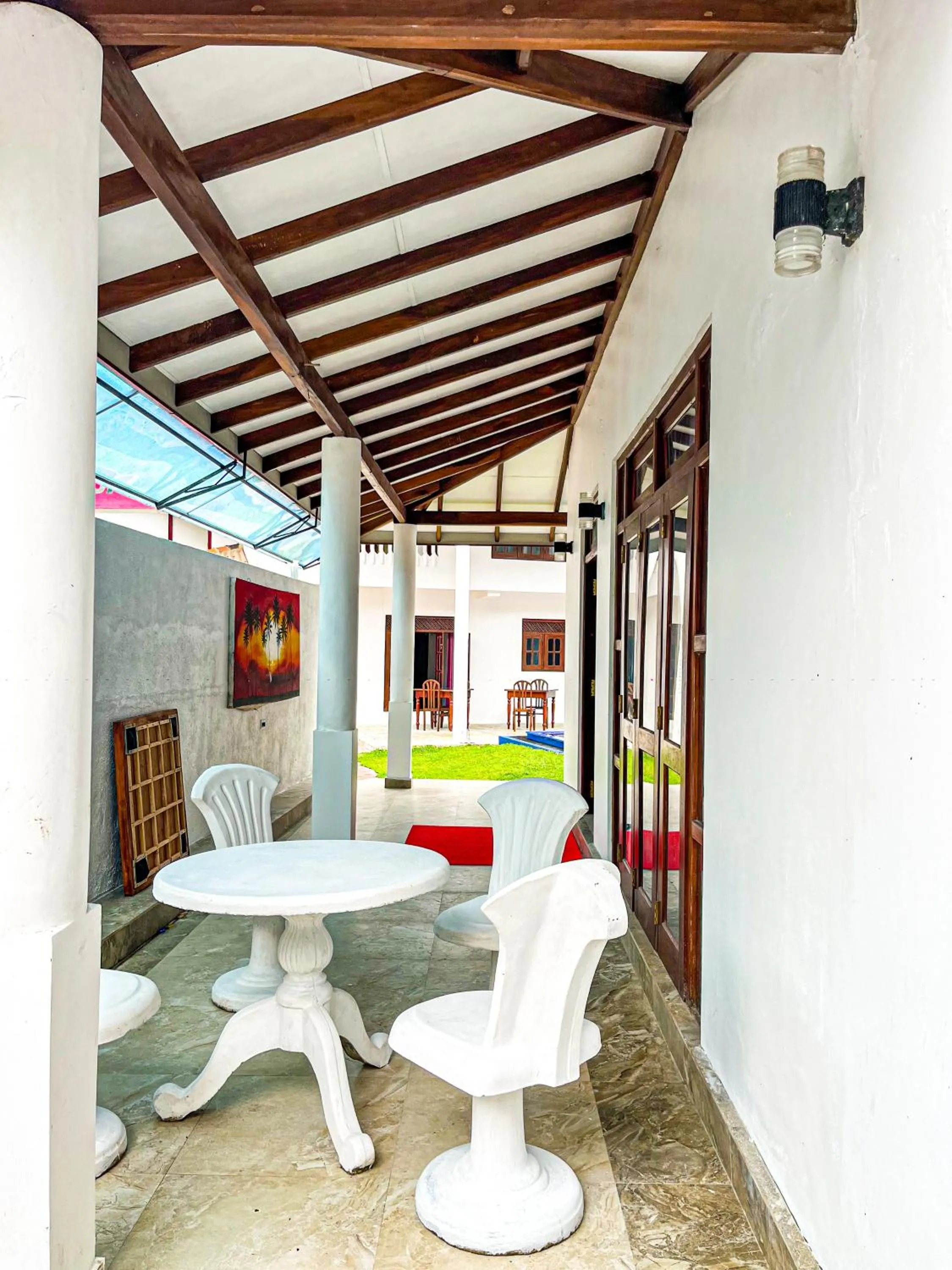 Patio in Galle Camellia