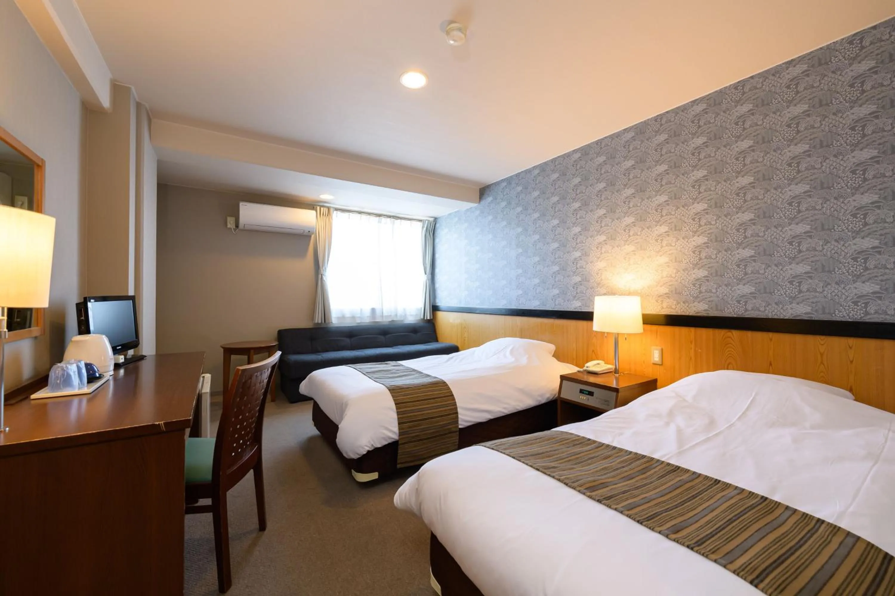 Bed in Hotel Asyl Nara Annex