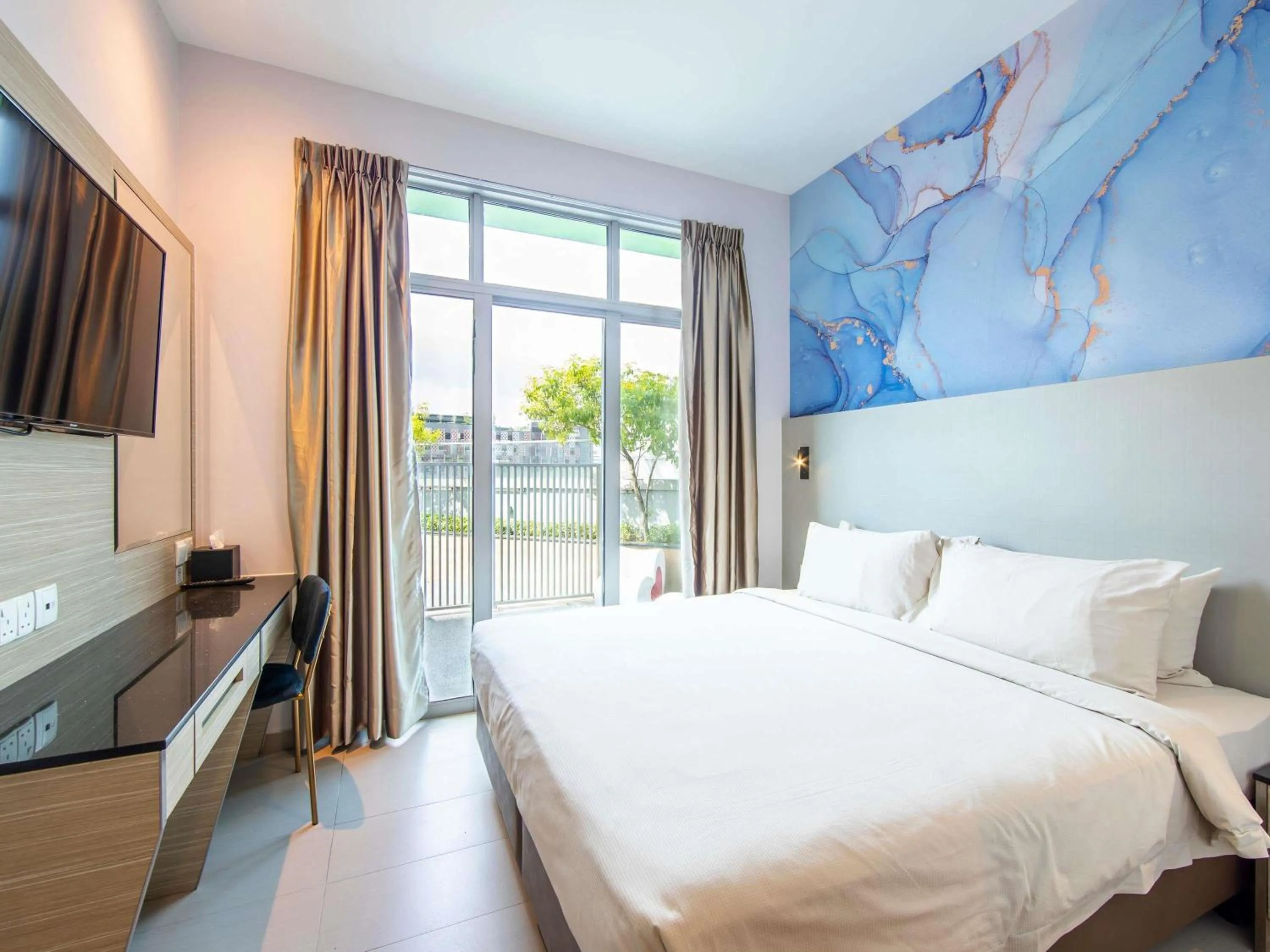 Bedroom, Bed in ibis Styles Singapore Albert