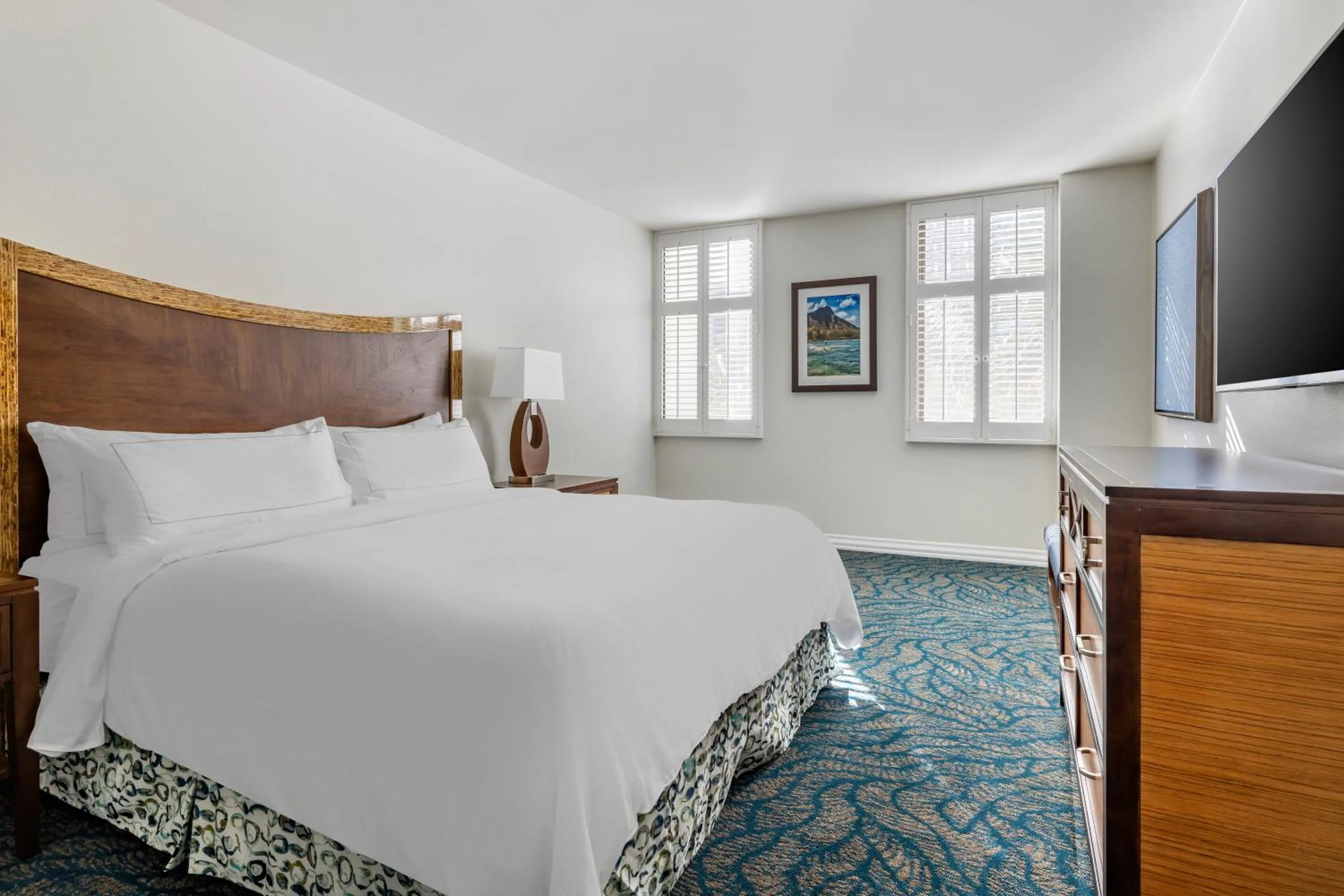 Bed in Hilton Grand Vacations Club at Hilton Hawaiian Village