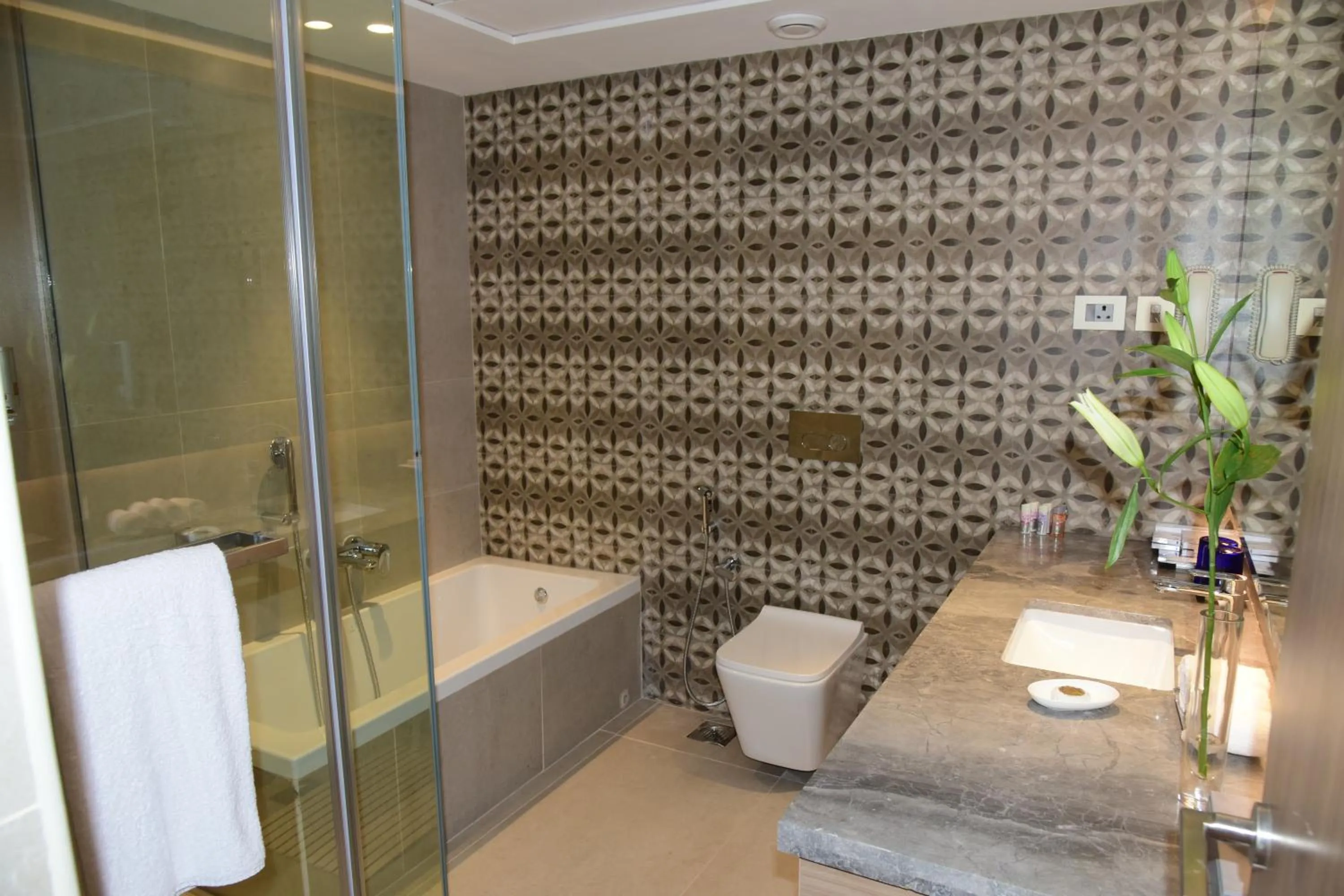 Shower in Fortune Valley View, Manipal - Member ITC Hotels' Group