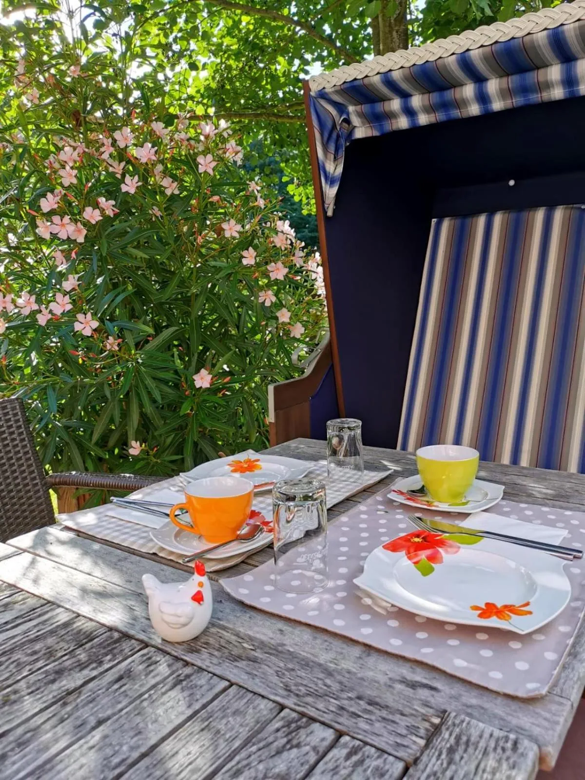 Garden in Hotel Garni Landhaus Uttum