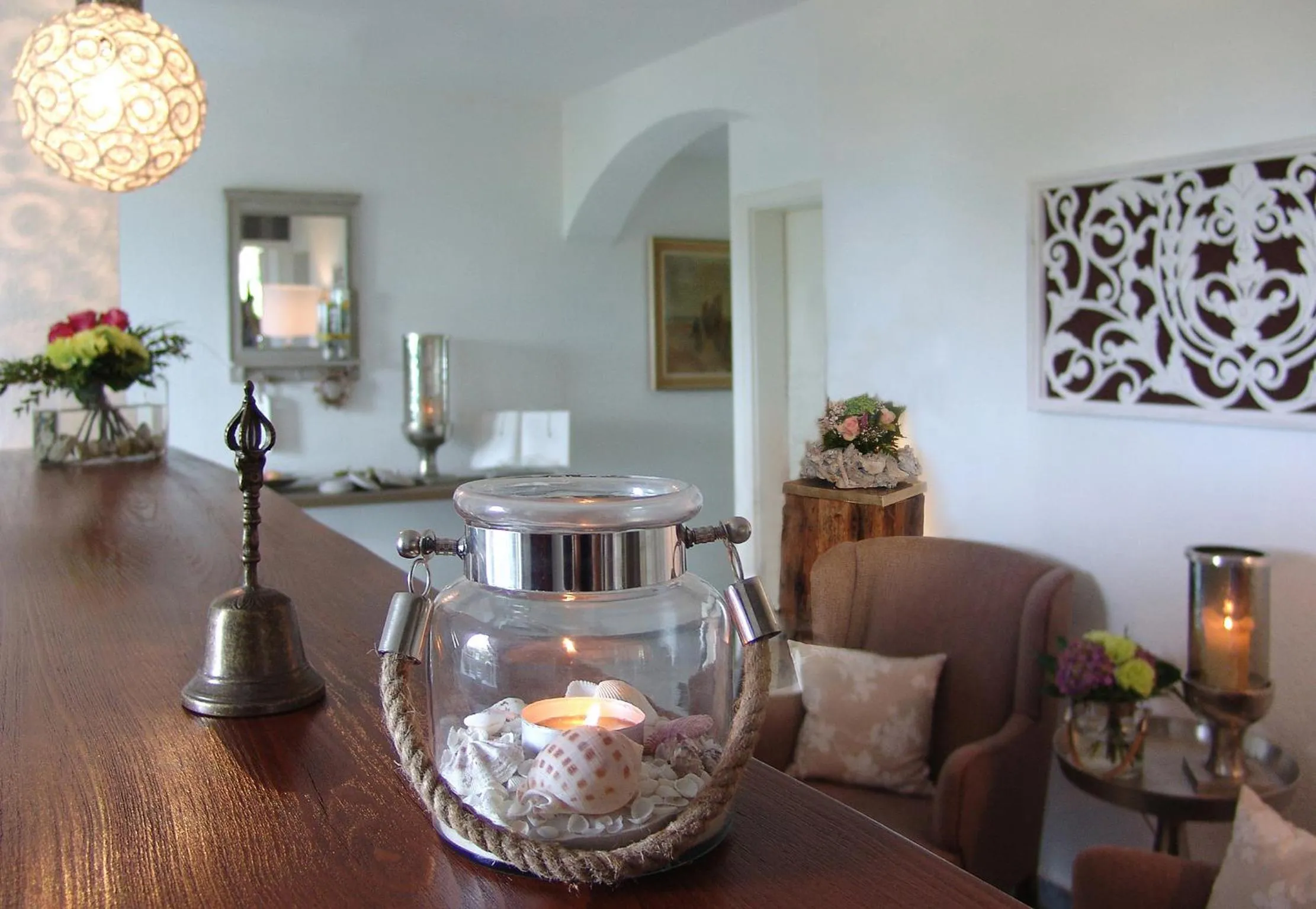 Lobby or reception in Hotel Garni Landhaus Uttum