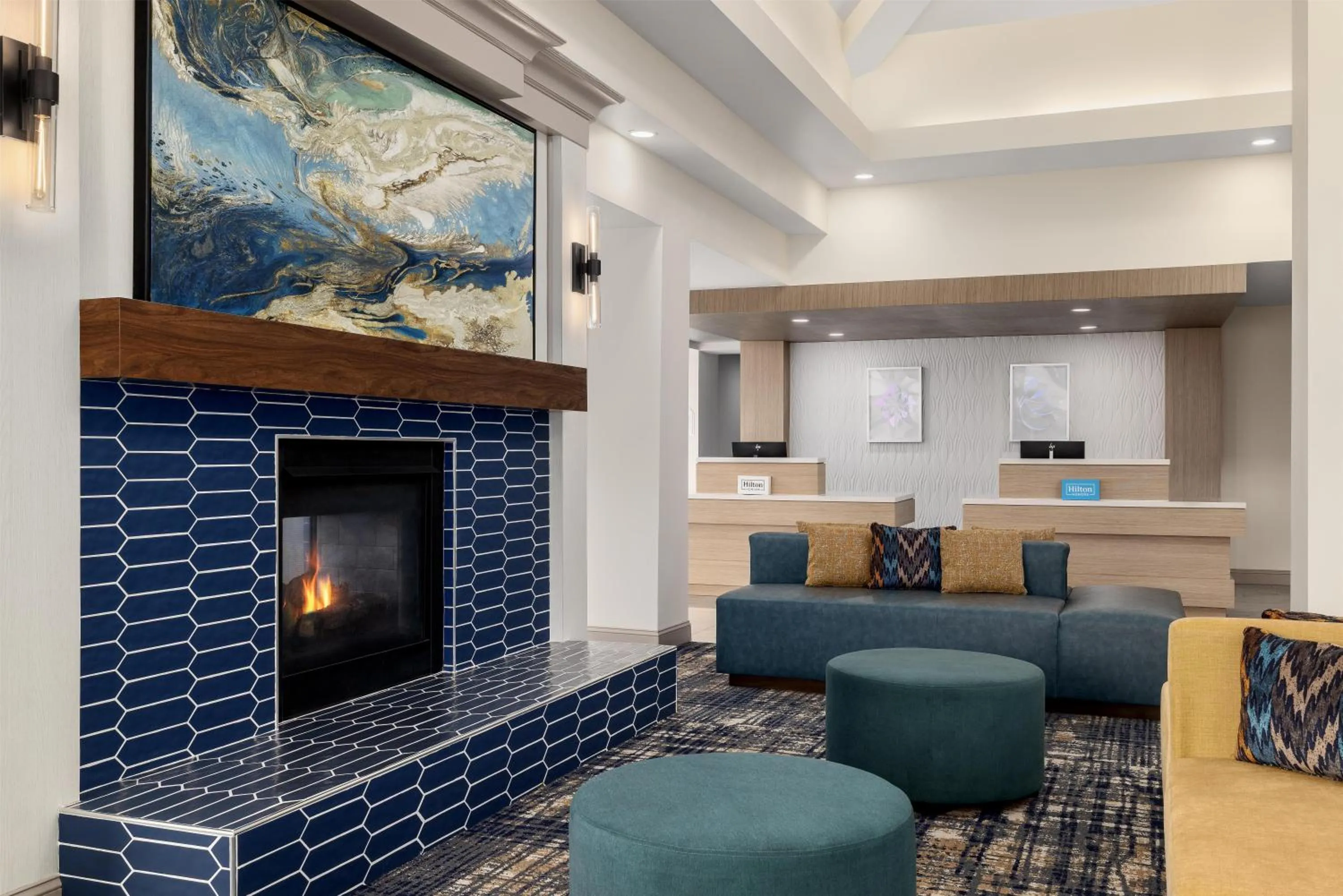 Lobby or reception in Hilton Garden Inn Washington DC/Greenbelt