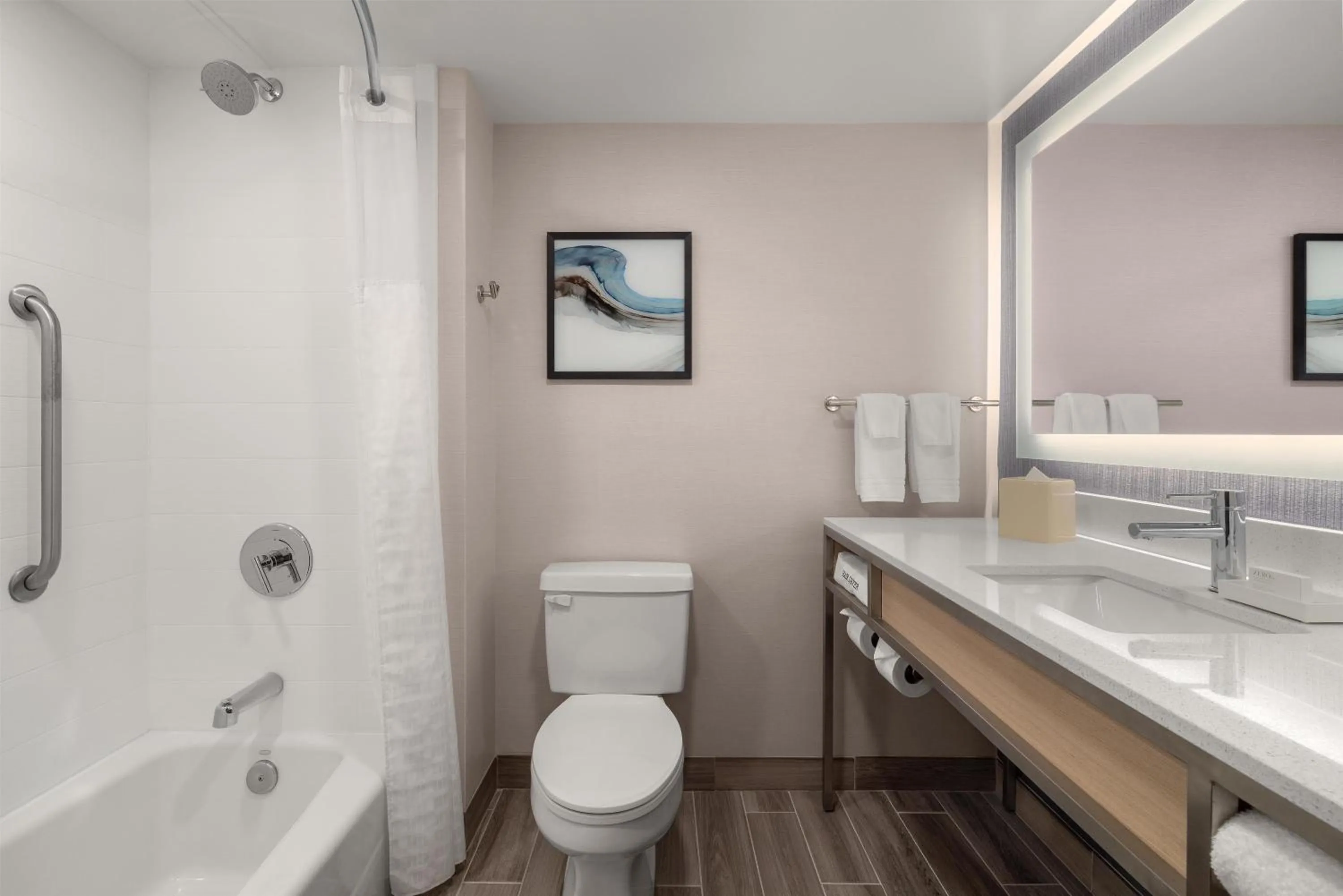 Bathroom in Hilton Garden Inn Washington DC/Greenbelt