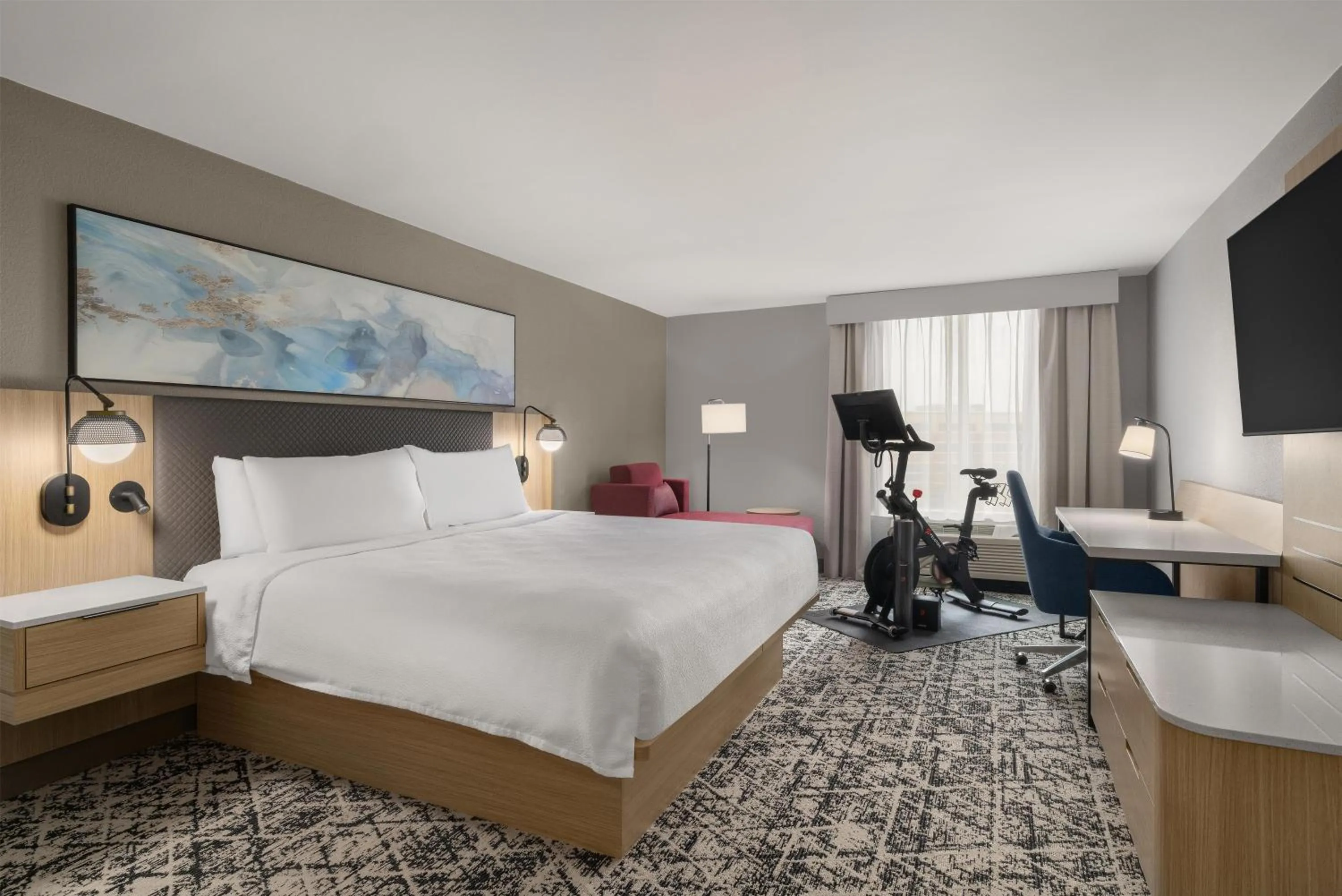 Bed in Hilton Garden Inn Washington DC/Greenbelt