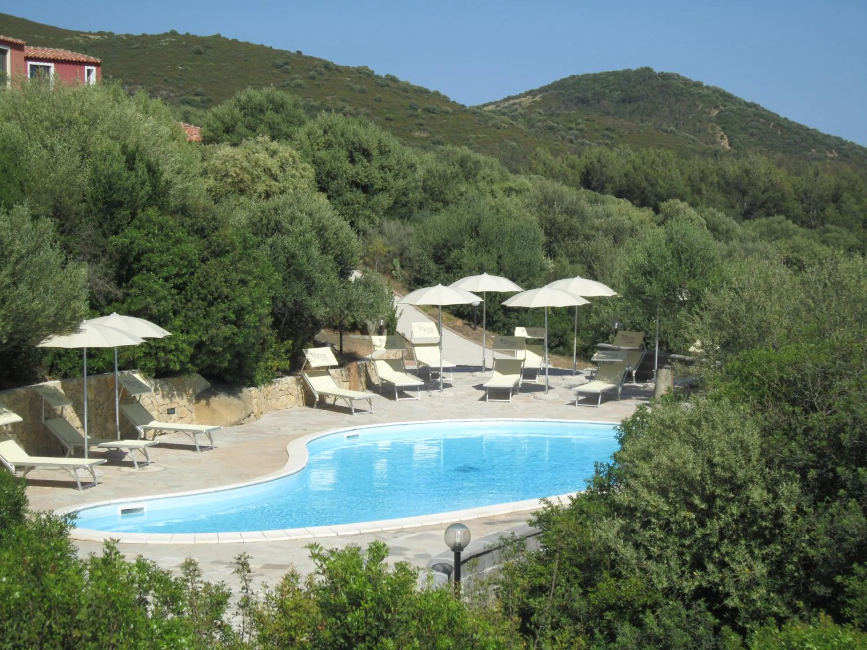 Swimming pool in Hotel Belvedere