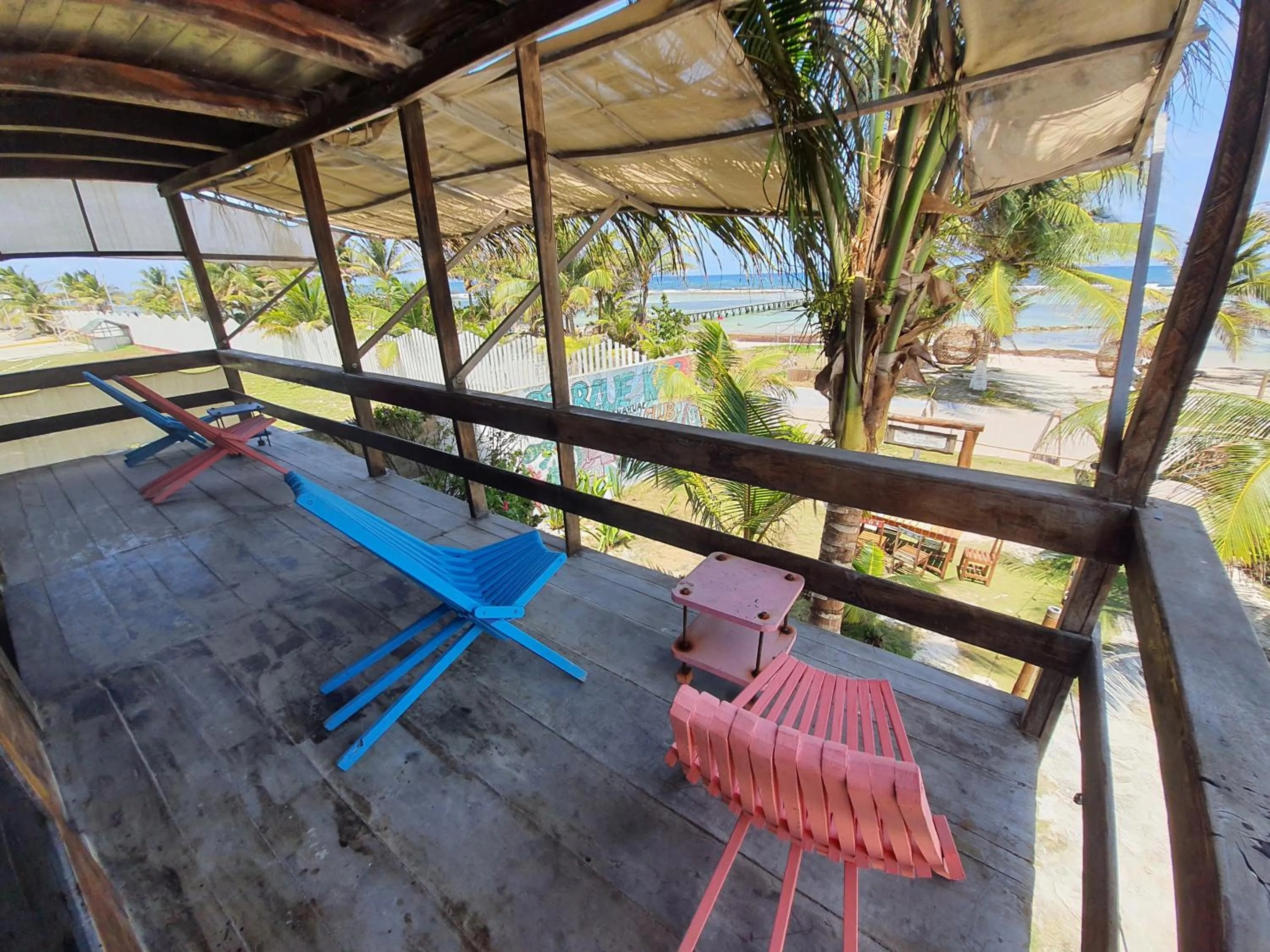 Patio in Eco Cabañas Bluekay