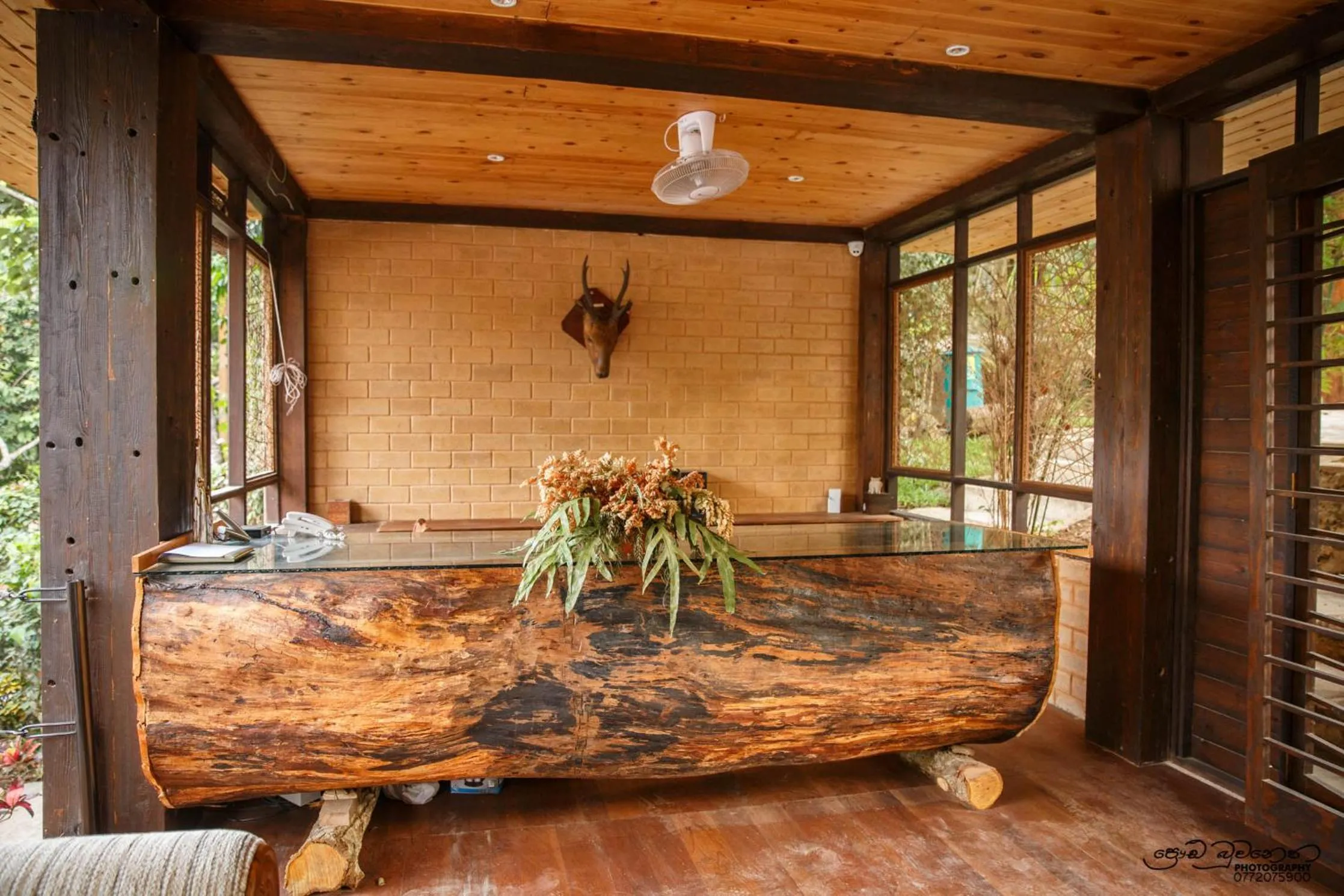 Living room in Jungle Village Unawatuna