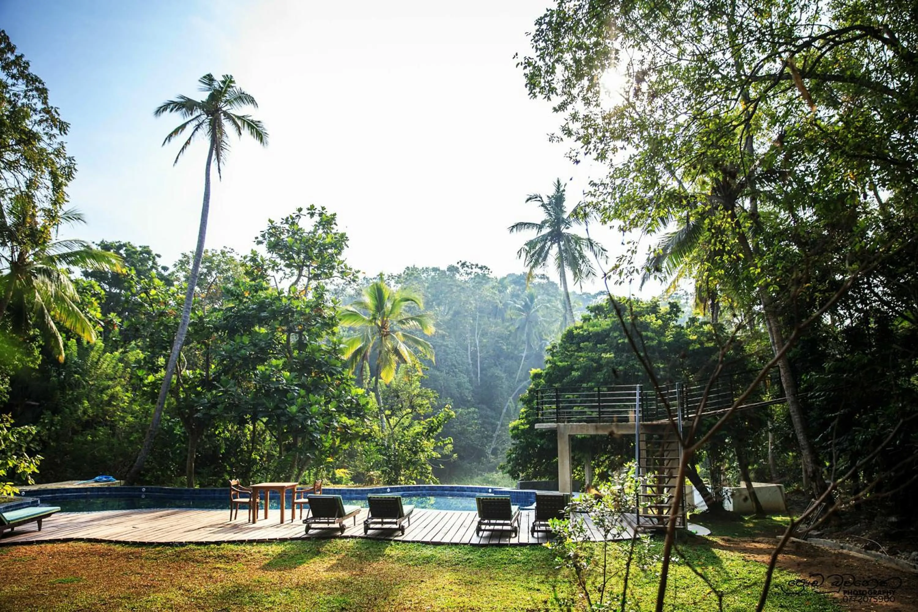 Garden in Jungle Village Unawatuna