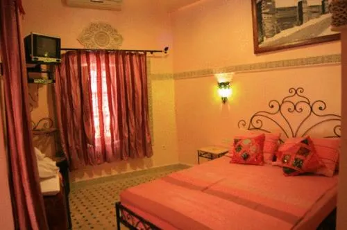 Bed in Riad Anass Al Ouali