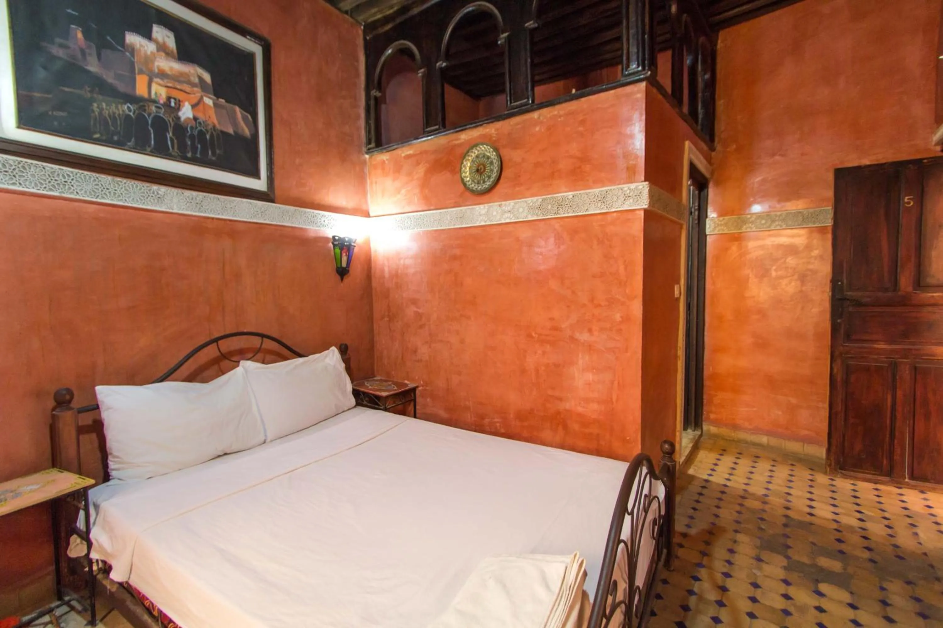 Bed in Riad Anass Al Ouali