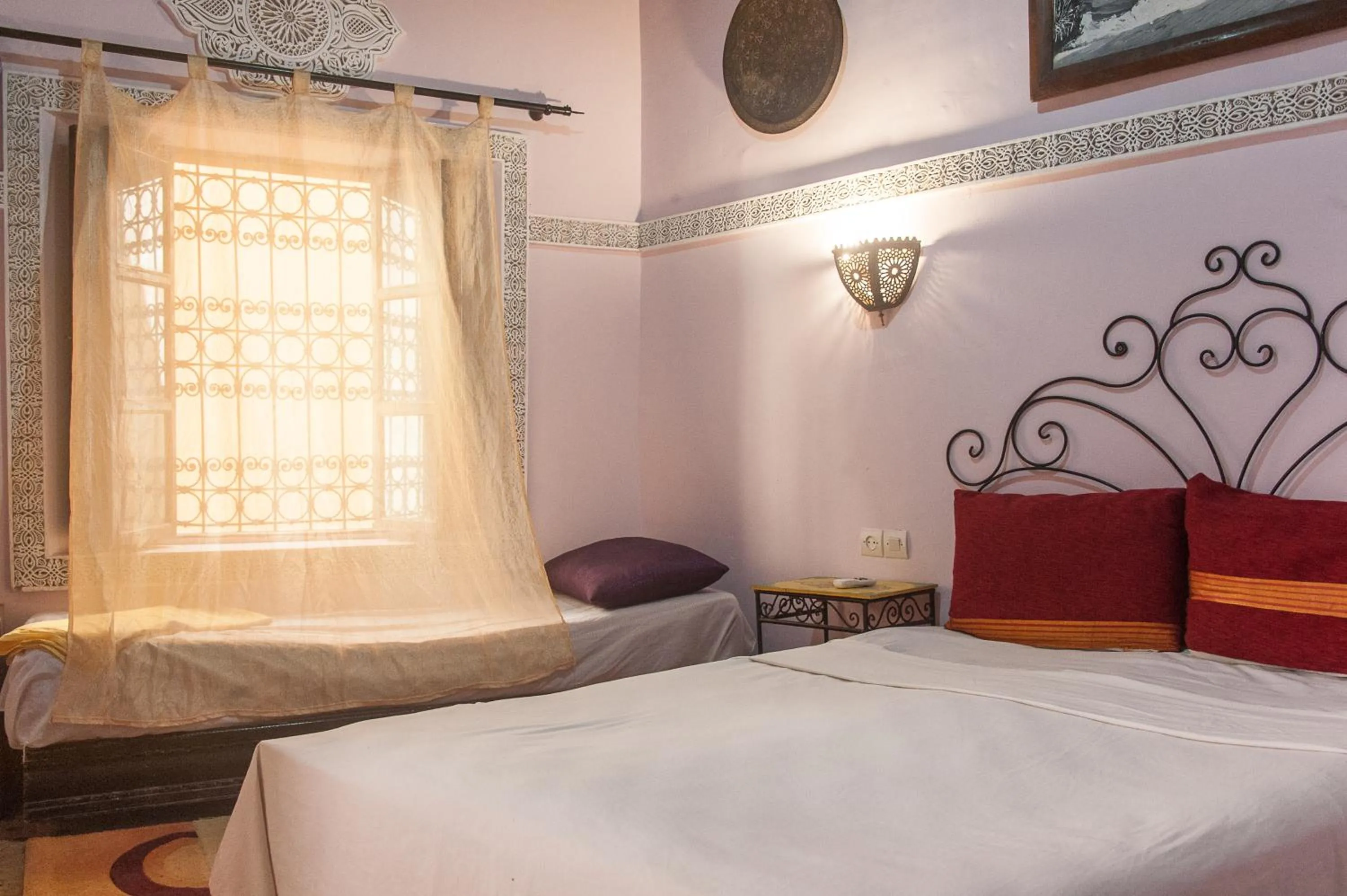 Bed in Riad Anass Al Ouali