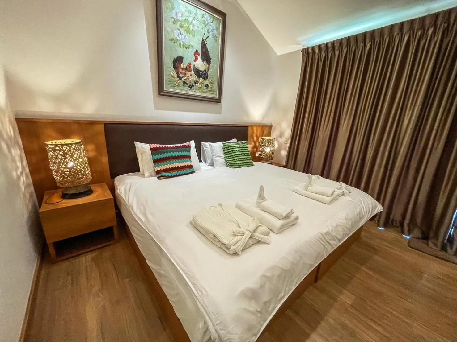 Bed in Tippaya Villa